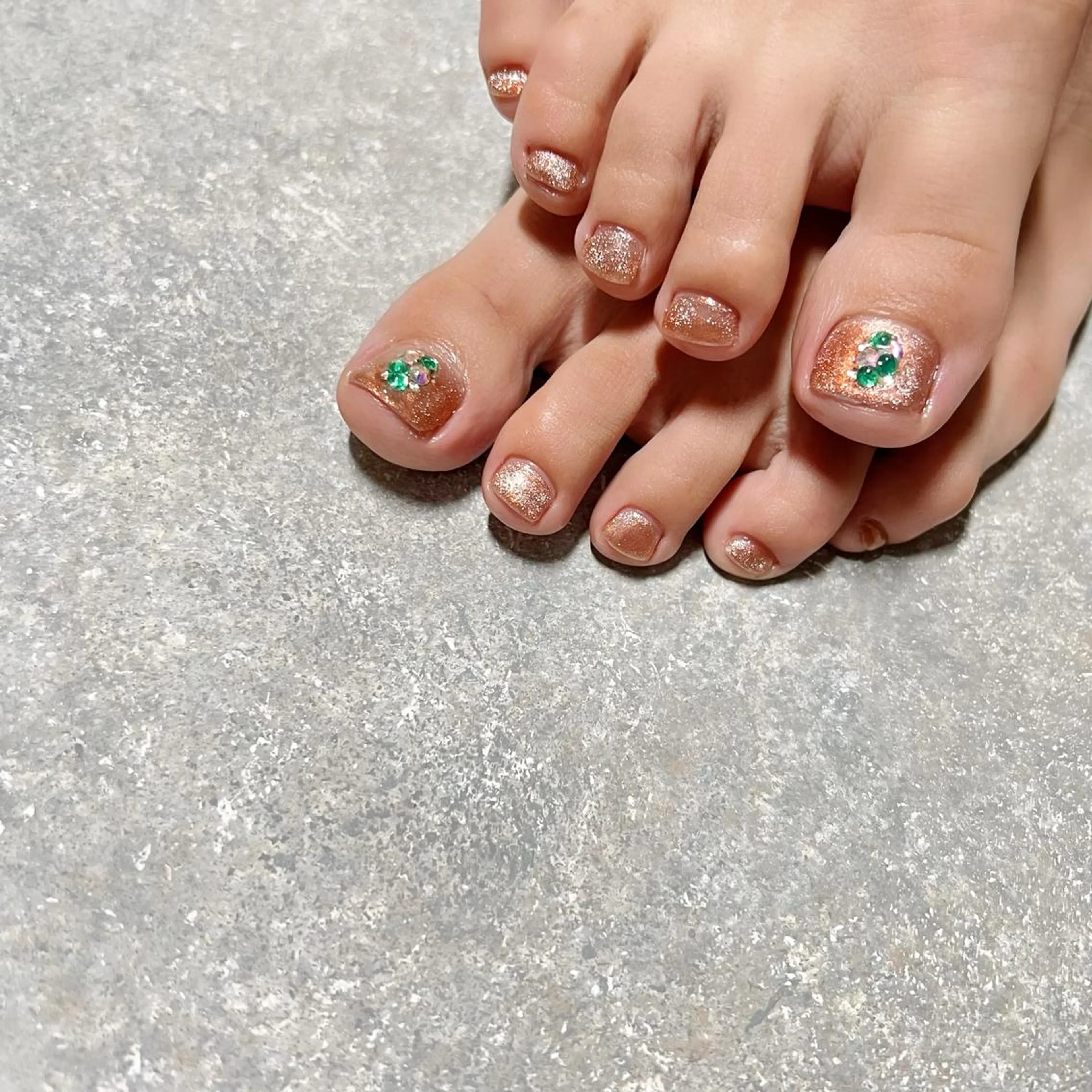 ネイル ニュアンスネイル ショートネイル gemickle nailのネイルデザイン