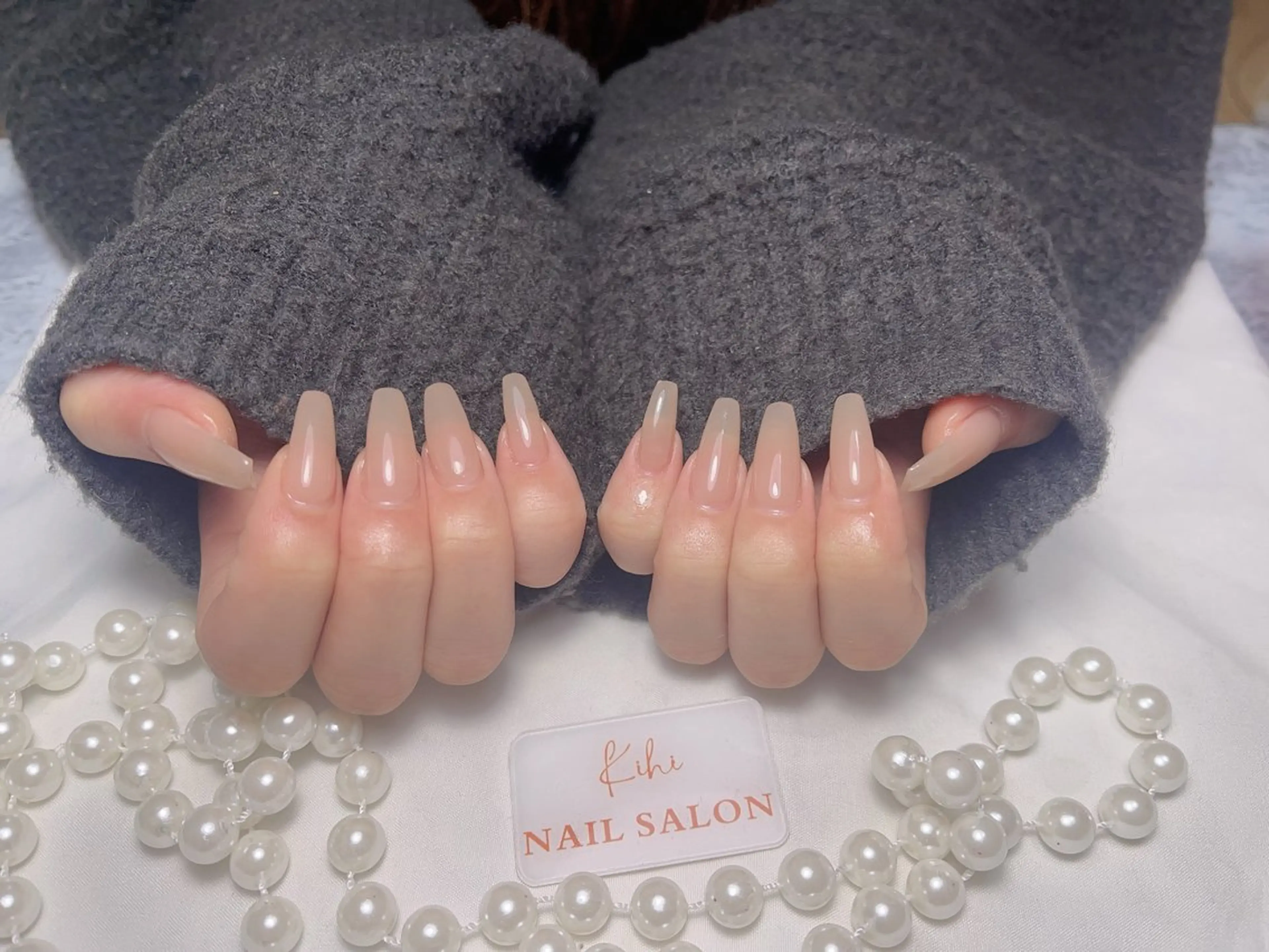 ネイル アートネイル フレンチネイル ジェルネイル グラデーション 韓国ネイル ハンドネイル ハンドケア さくら💮💮 【オフ無料】のネイルデザイン