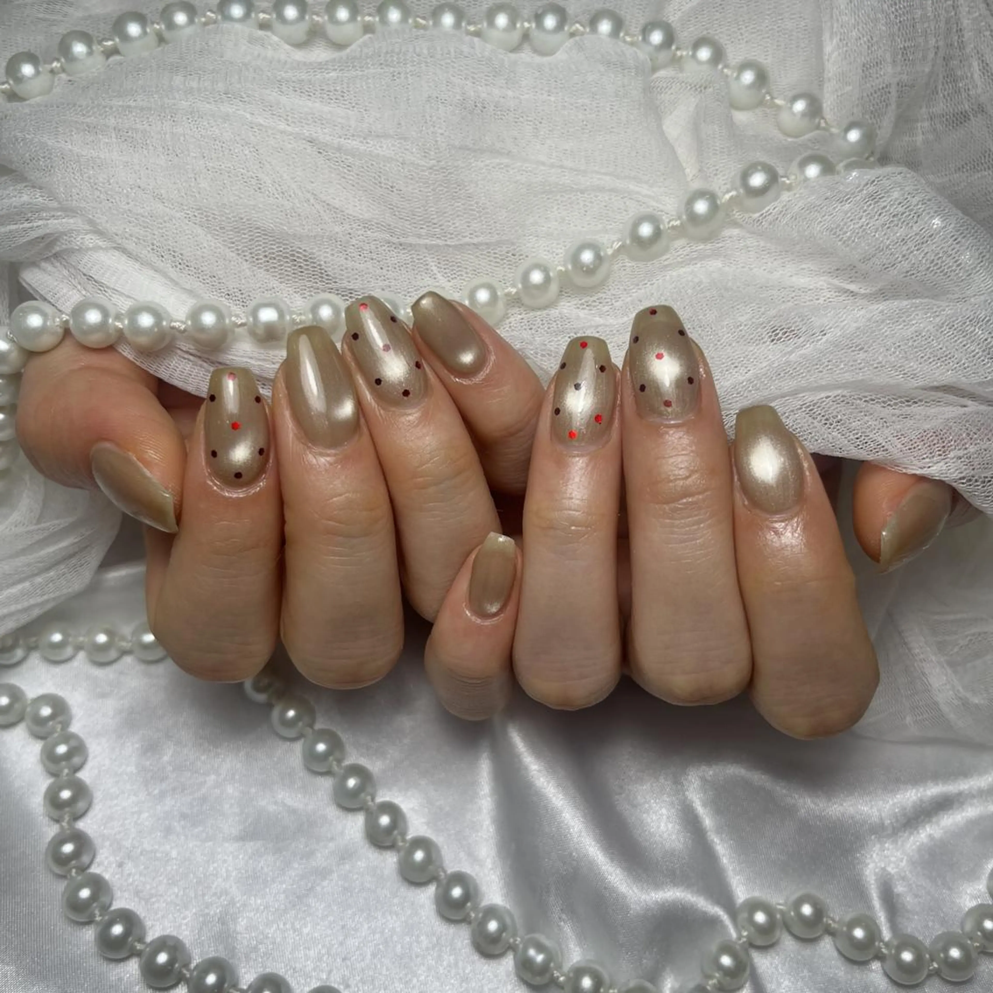 ネイル アートネイル フラッシュネイル フレンチネイル ジェルネイル ガラスフレンチ You&Me Yuiのネイルデザイン