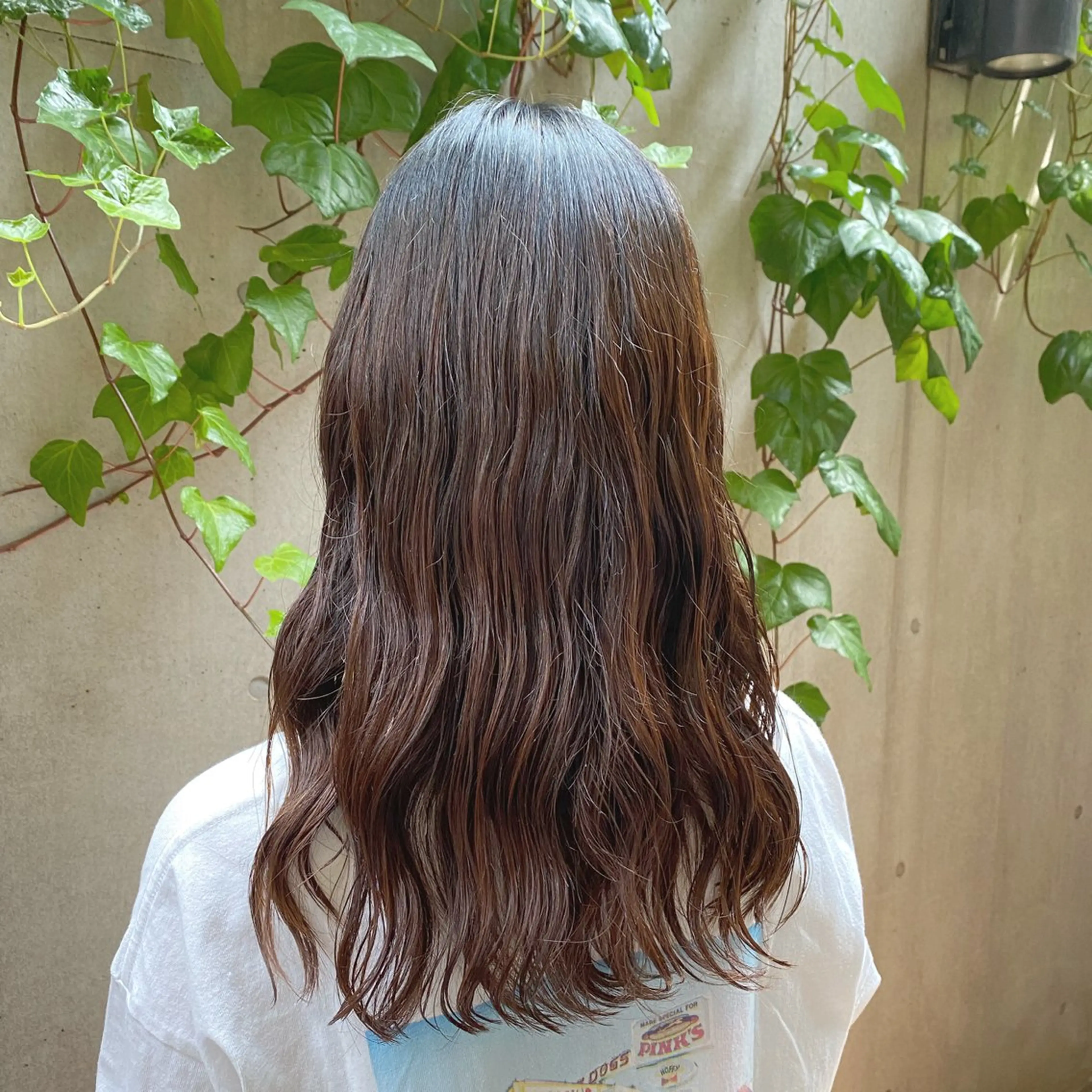 セミロング カット パーマ トリートメント 大人可愛い♡コテ巻き パーマ🌼杉田 萌恵のヘアスタイル