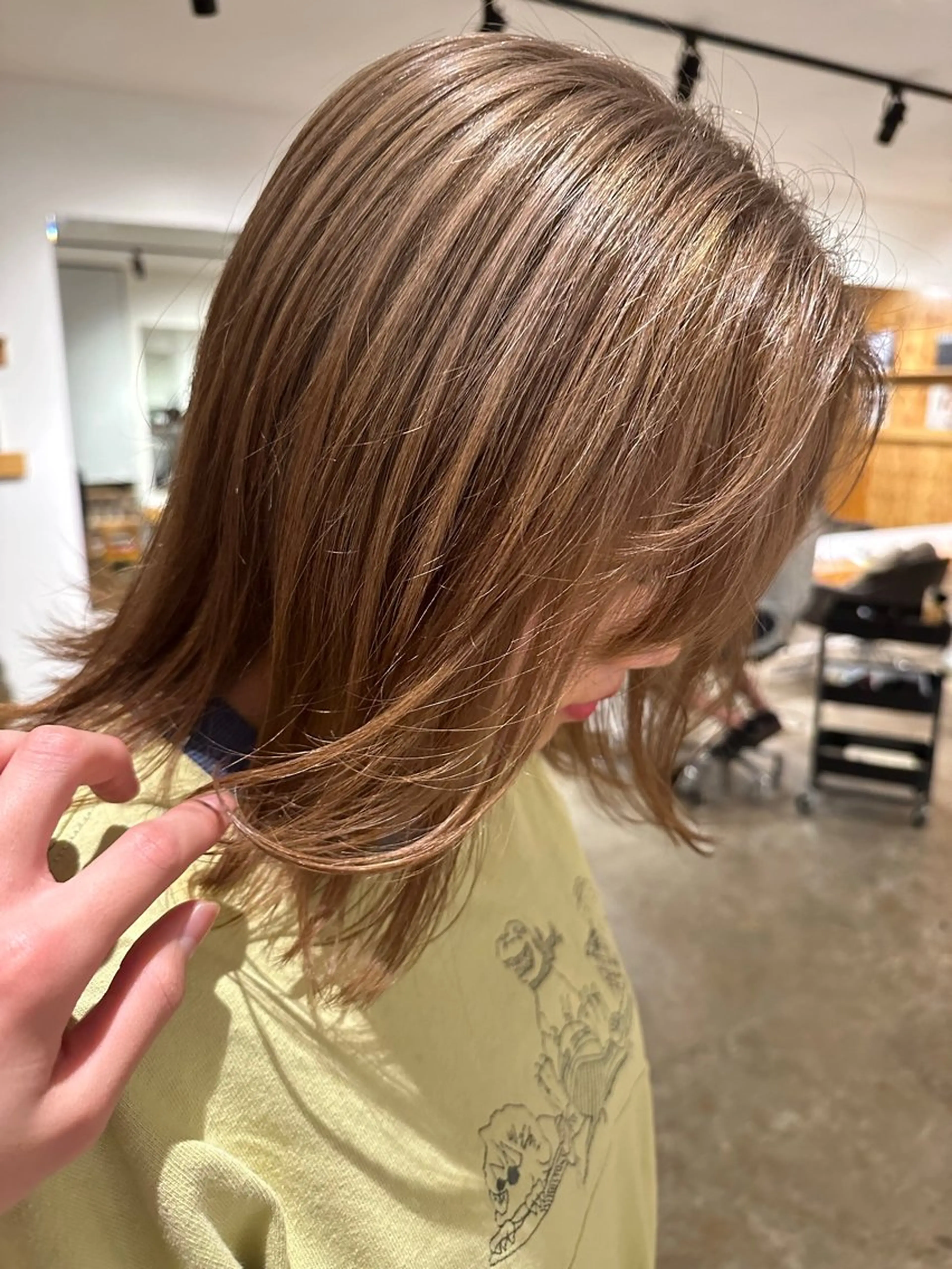 ミディアム カラー レイヤー/ナチュラル 💐nao.のヘアスタイル