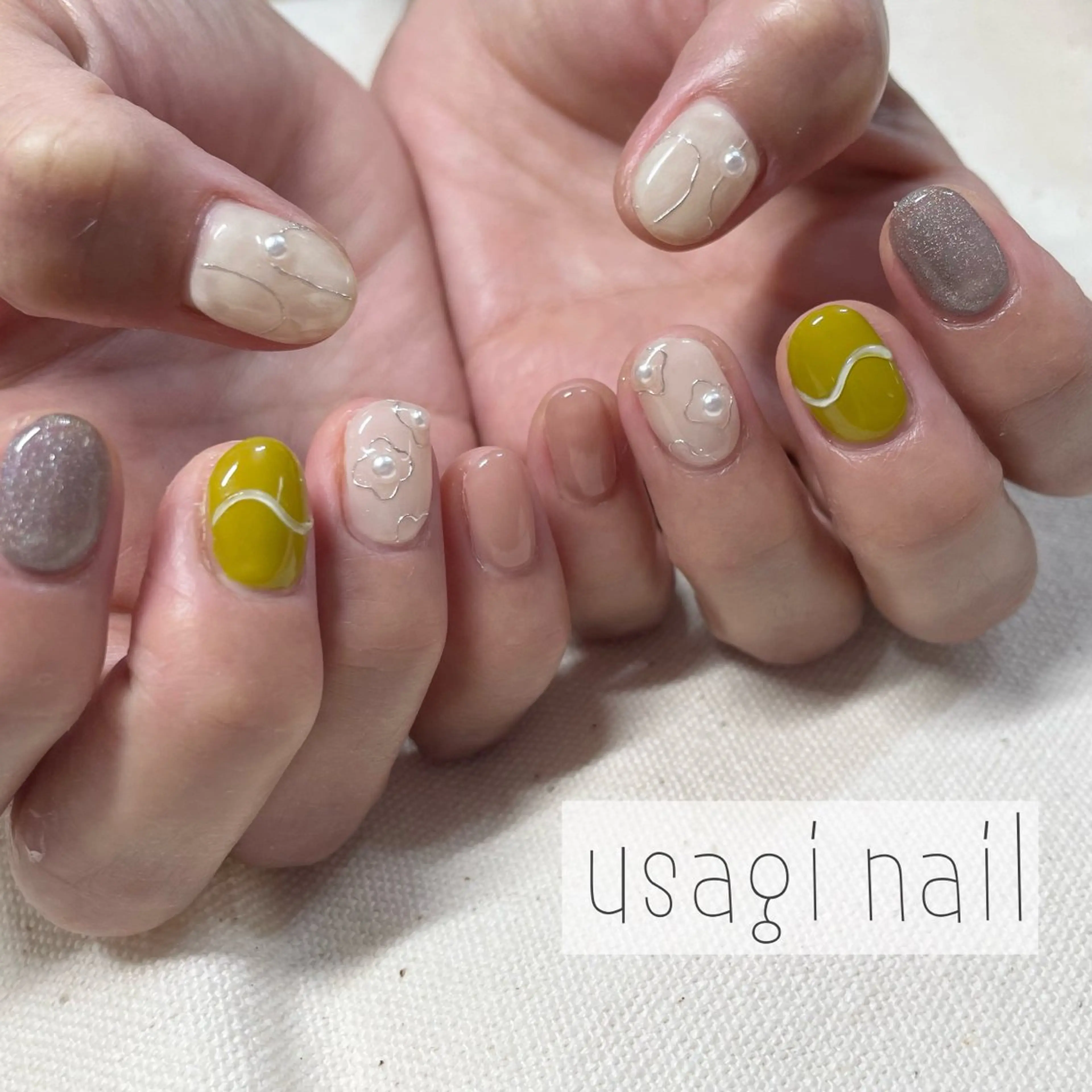 ネイル ハンドネイル usagi nailのネイルデザイン