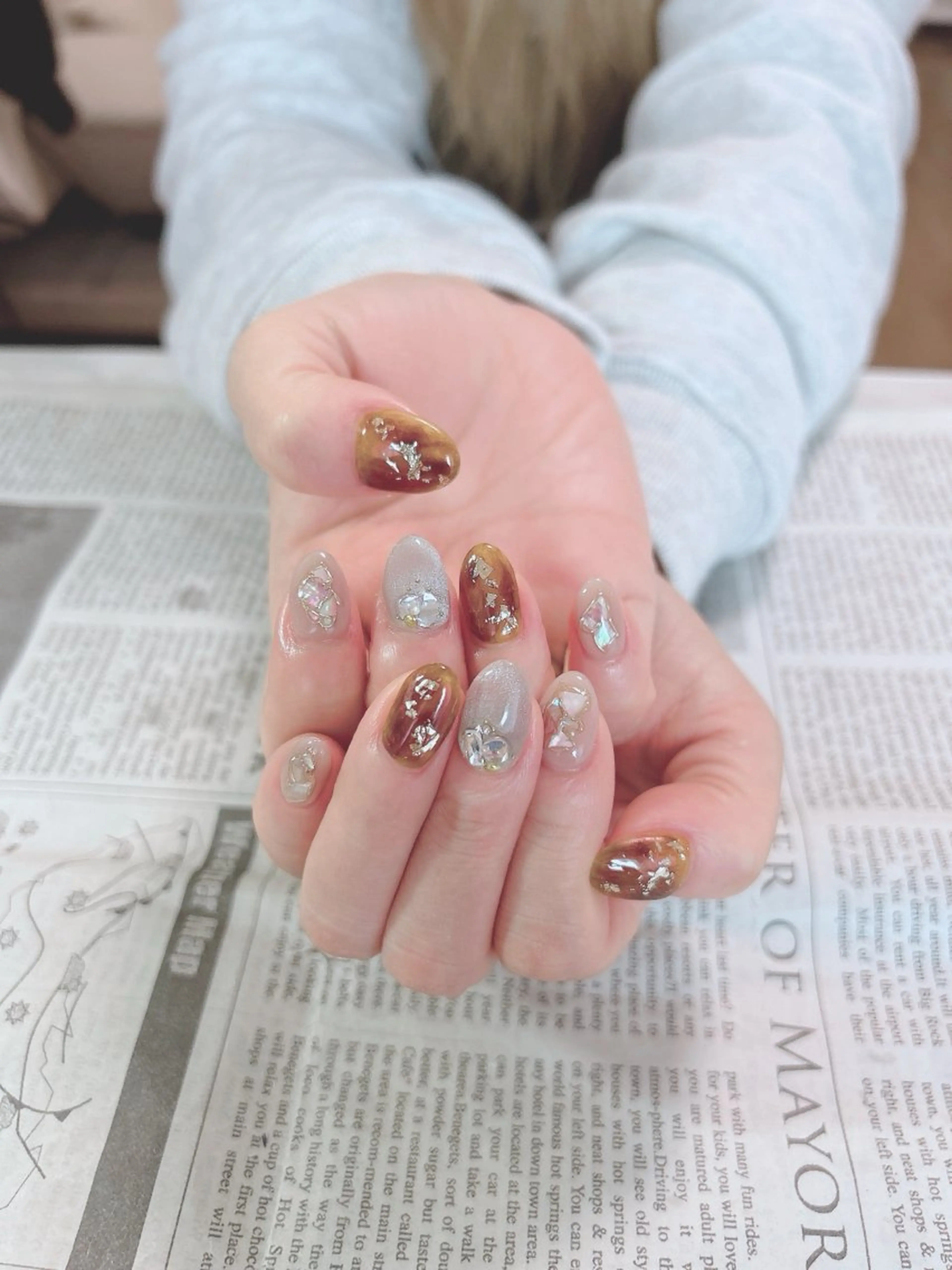 ネイル ハンドネイル ハンドケア 森山 舞のネイルデザイン