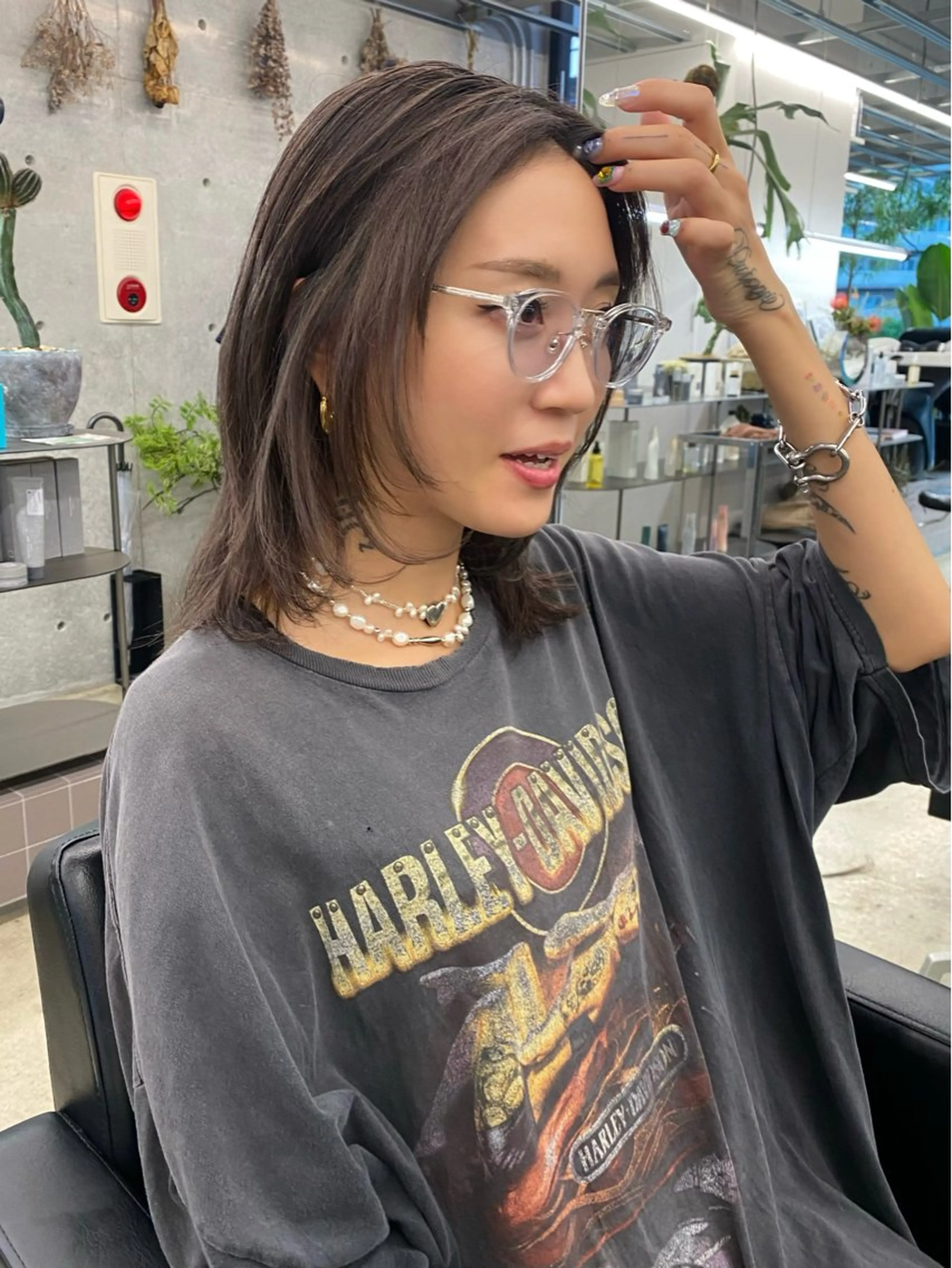 似合わせカット顔まわりカットの写真