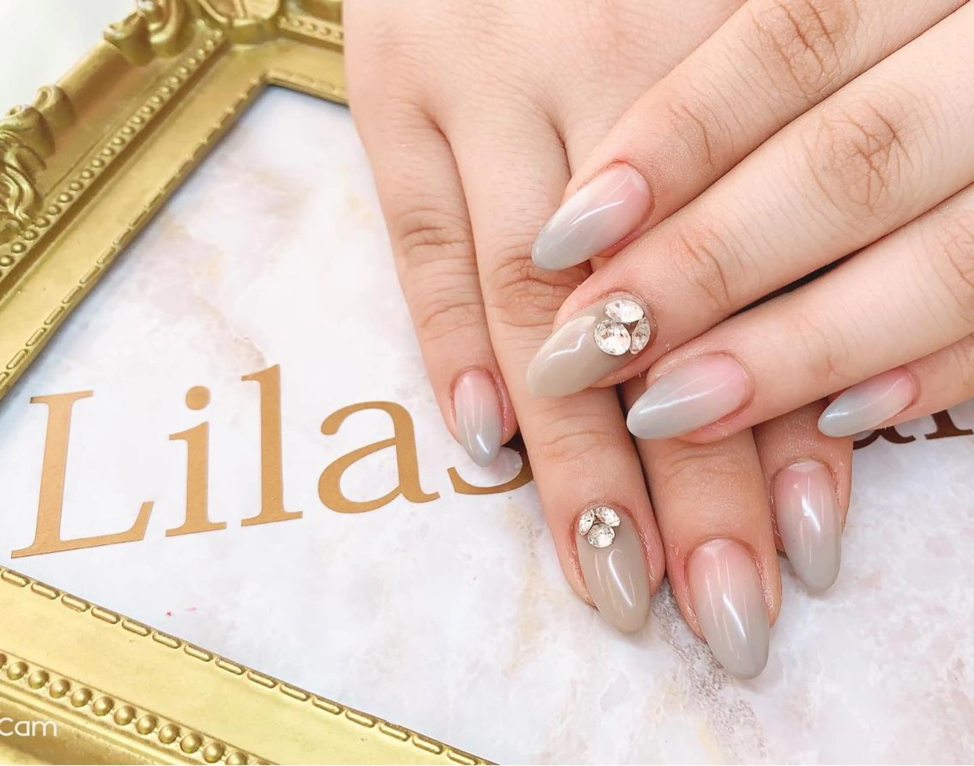 ネイル 入学式 ジェルネイル グラデーション ハードジェル キラキラネイル Lilas Nailのネイルデザイン