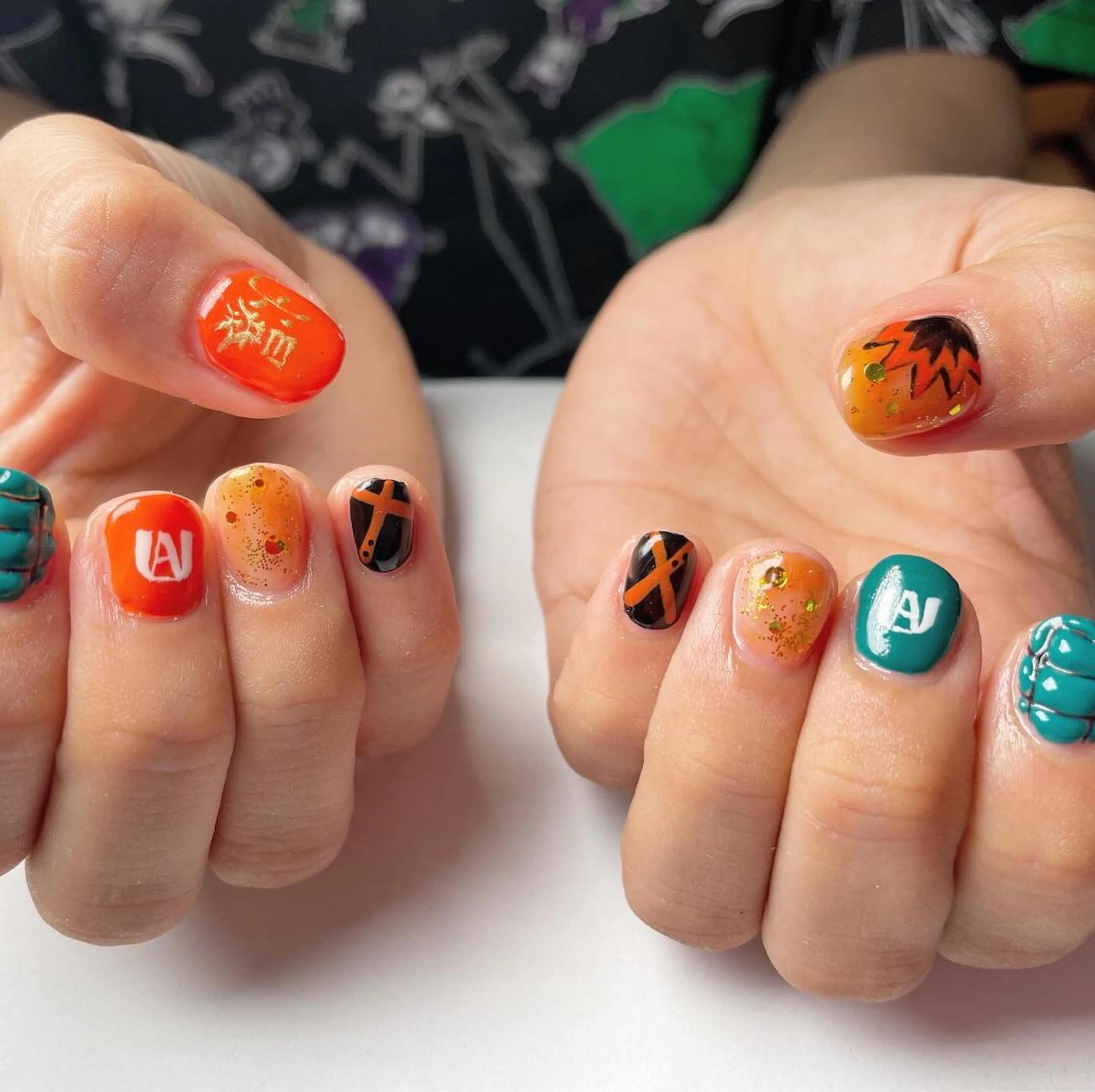 ショート ネイル ハンドネイル gui amichanのネイルデザイン