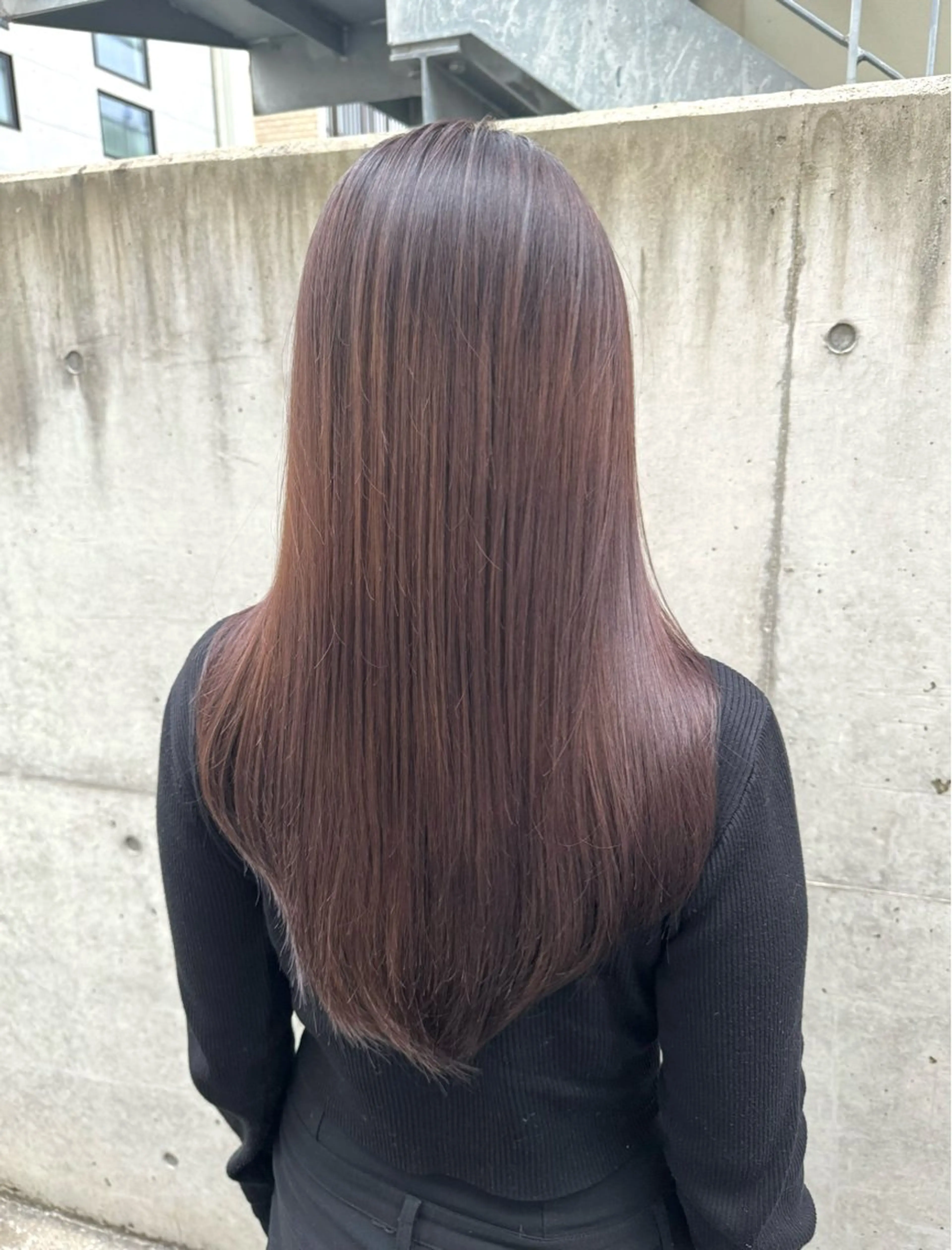 ロング カラー レイヤーカット /透明感カラー西田のヘアスタイル