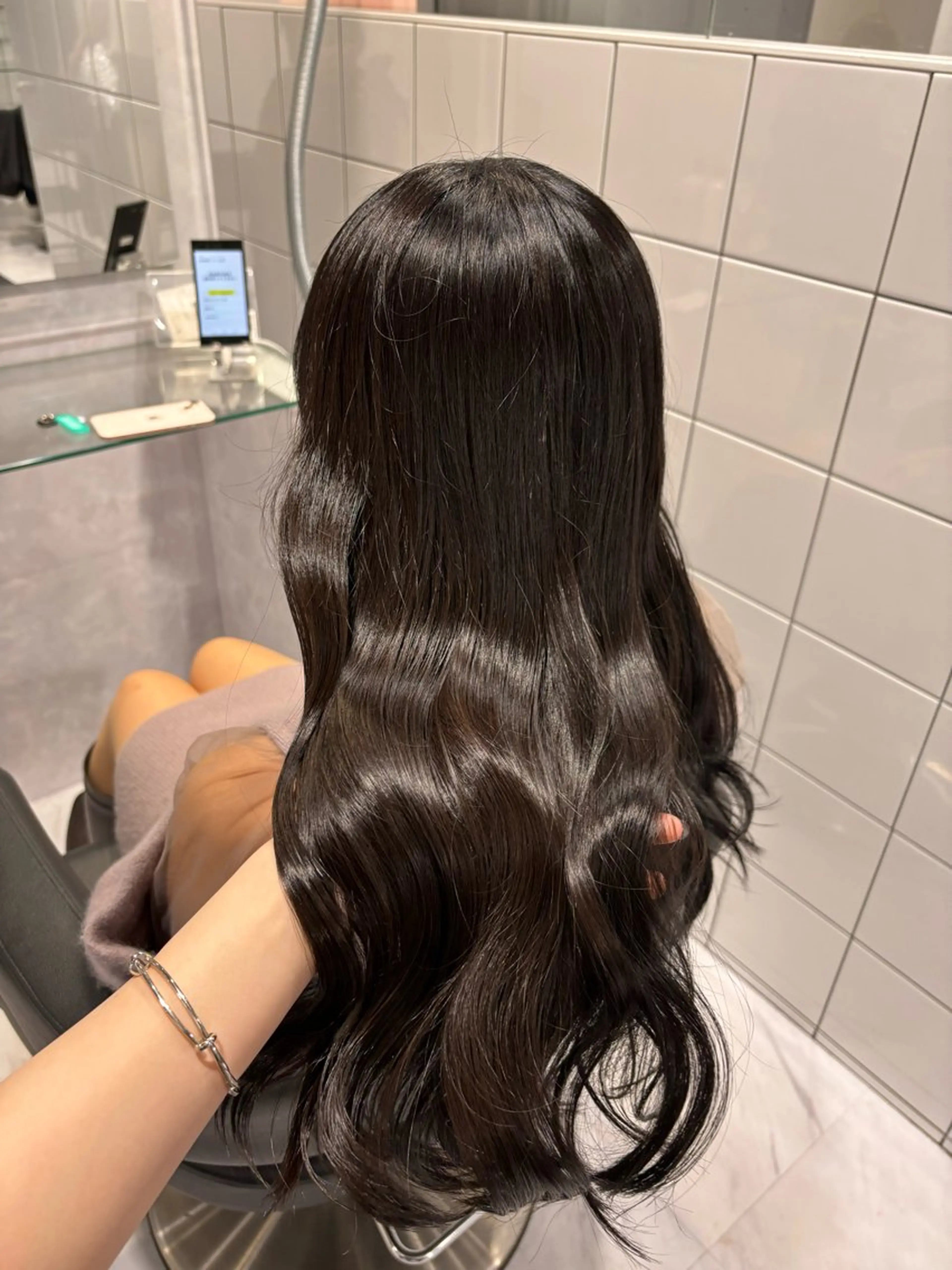 ロング カラー 表参道♡暗髪♡ 艶カラー♡アユミのヘアスタイル