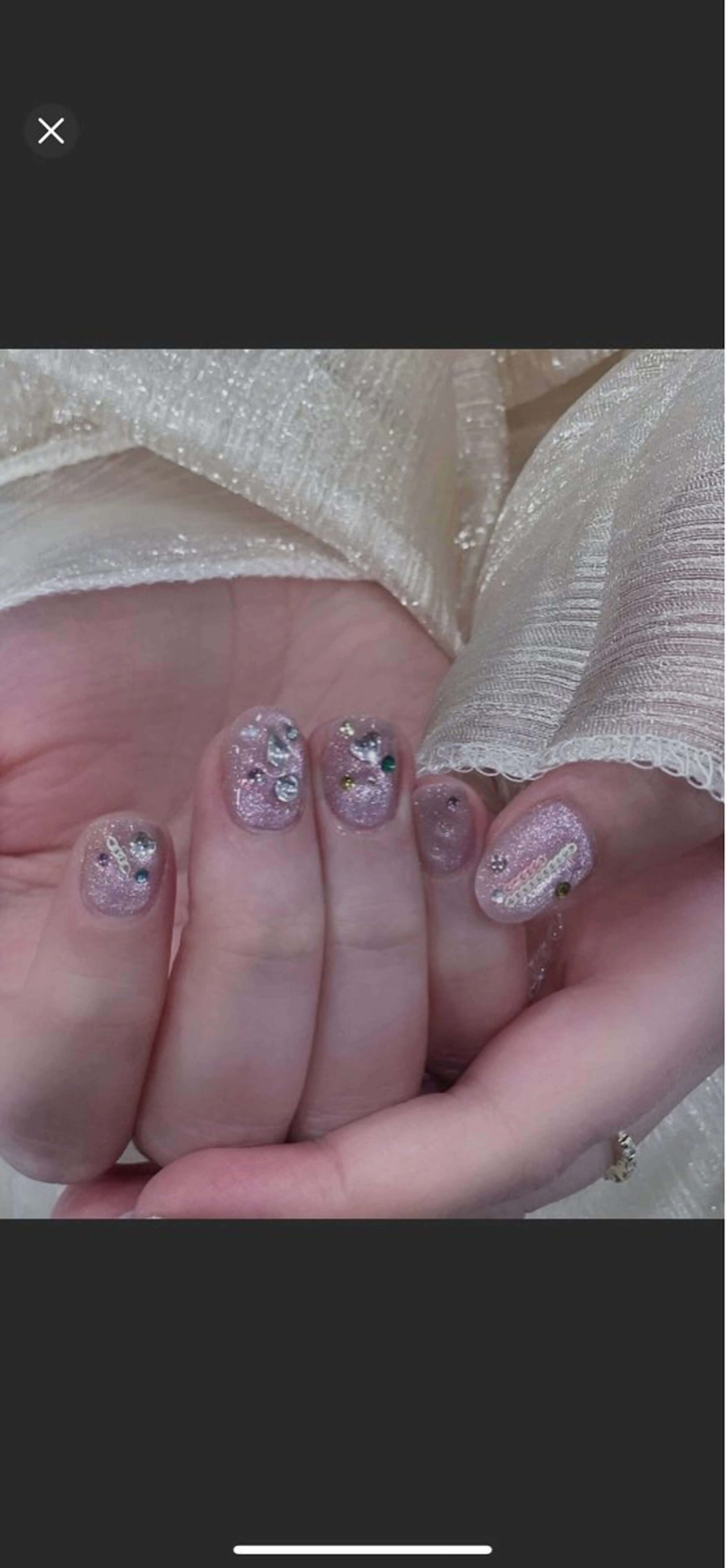 ネイル チークネイル フレンチネイル ラメ(グリッター) マグネットネイル ニュアンスネイル ハンドネイル Rin Rinのネイルデザイン