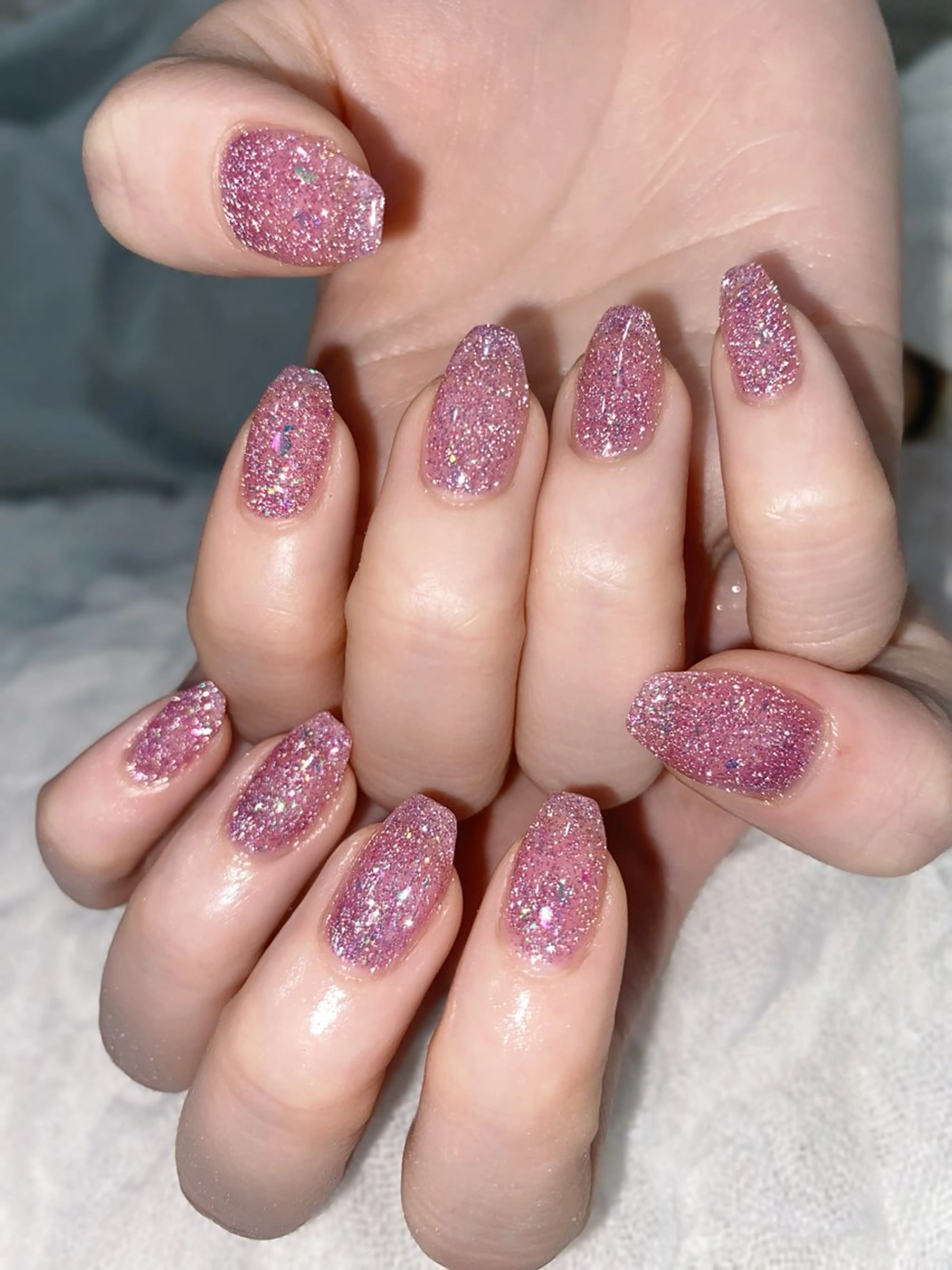 ネイル フラッシュネイル ホログラムネイル ラメ(グリッター) ワンカラーネイル 春ネイル Butterfly Jewel本店のマツエク・マツパデザイン