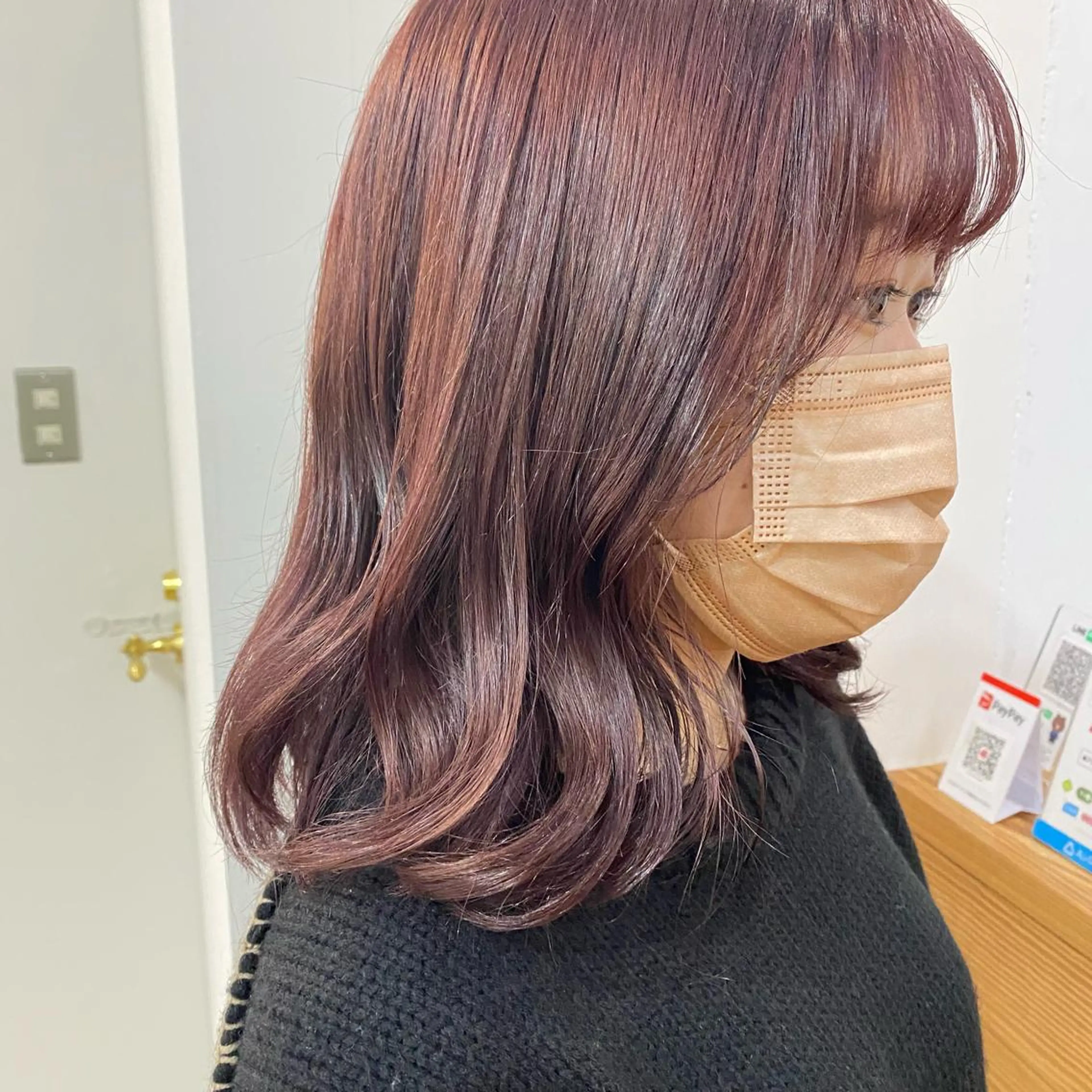 ミディアム カラー 🪭risa 暖色/レイヤー🪭のヘアスタイル