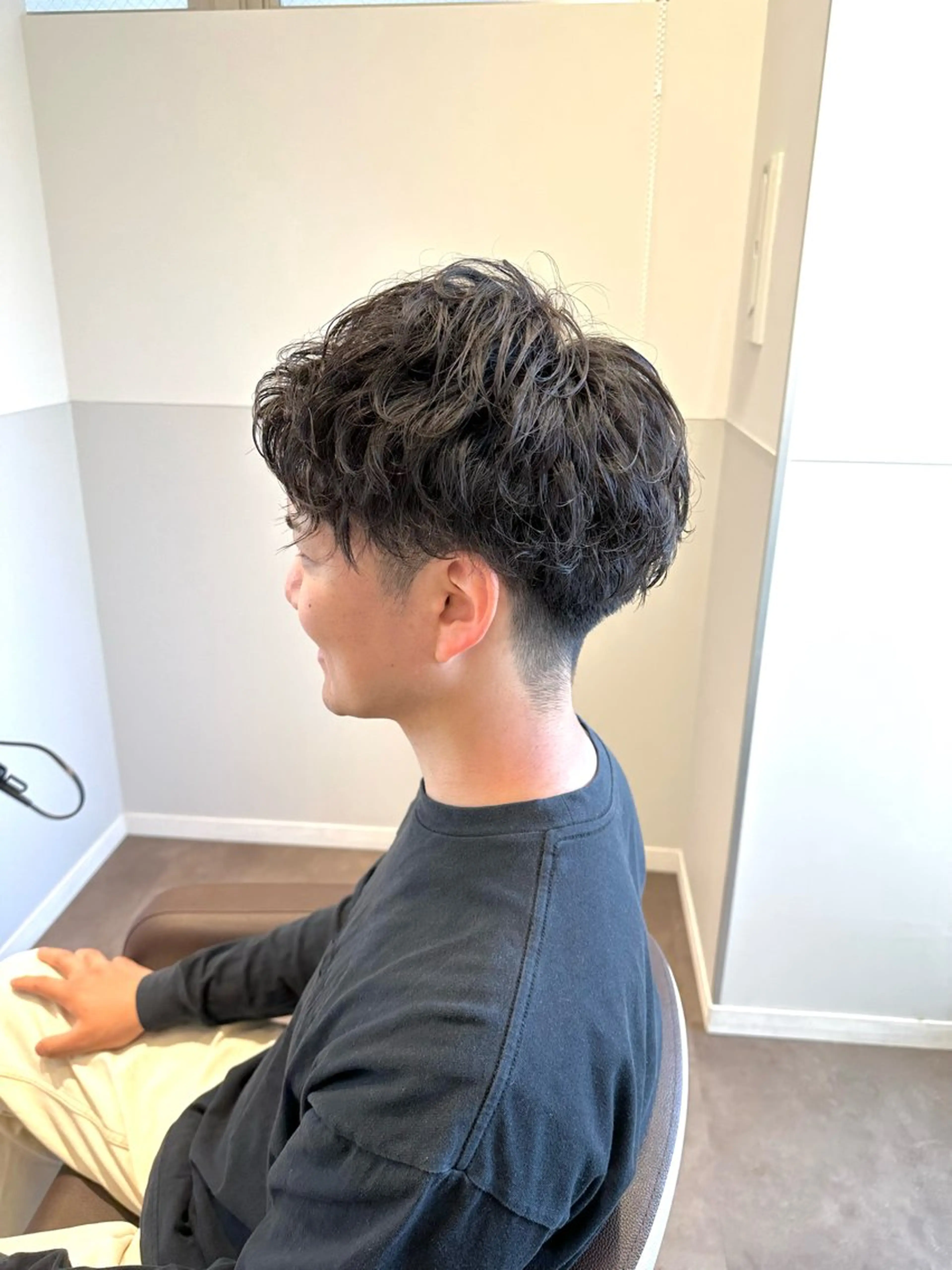 ショート パーマ メンズ メンズパーマ カット パーマ SALOWIN大宮 /KYOHEI✂️のヘアスタイル