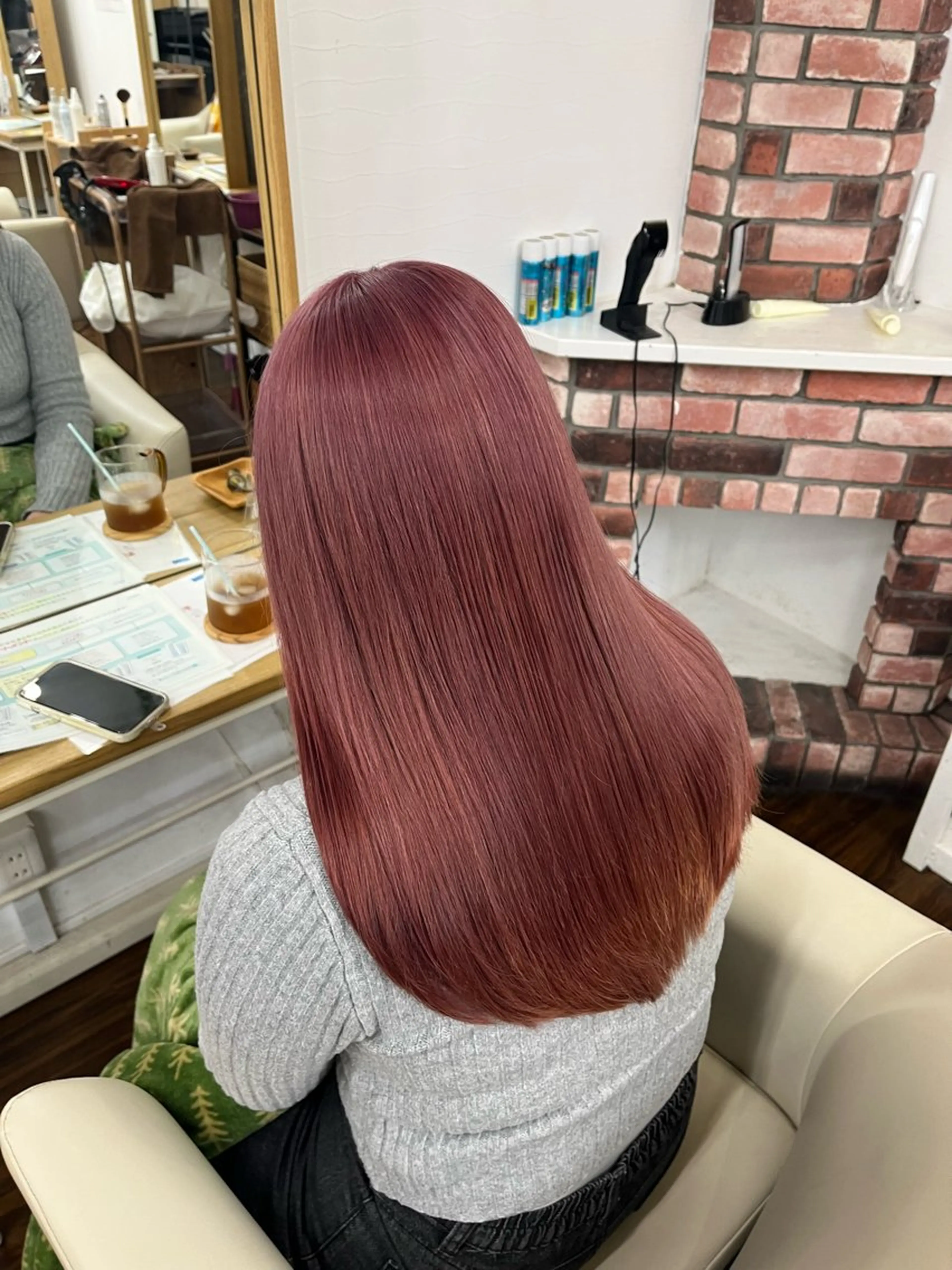 ロング カラー ピンクカラー カット ヘアカラー トリートメント YUIMARL 倉敷店🌸SAEのヘアスタイル