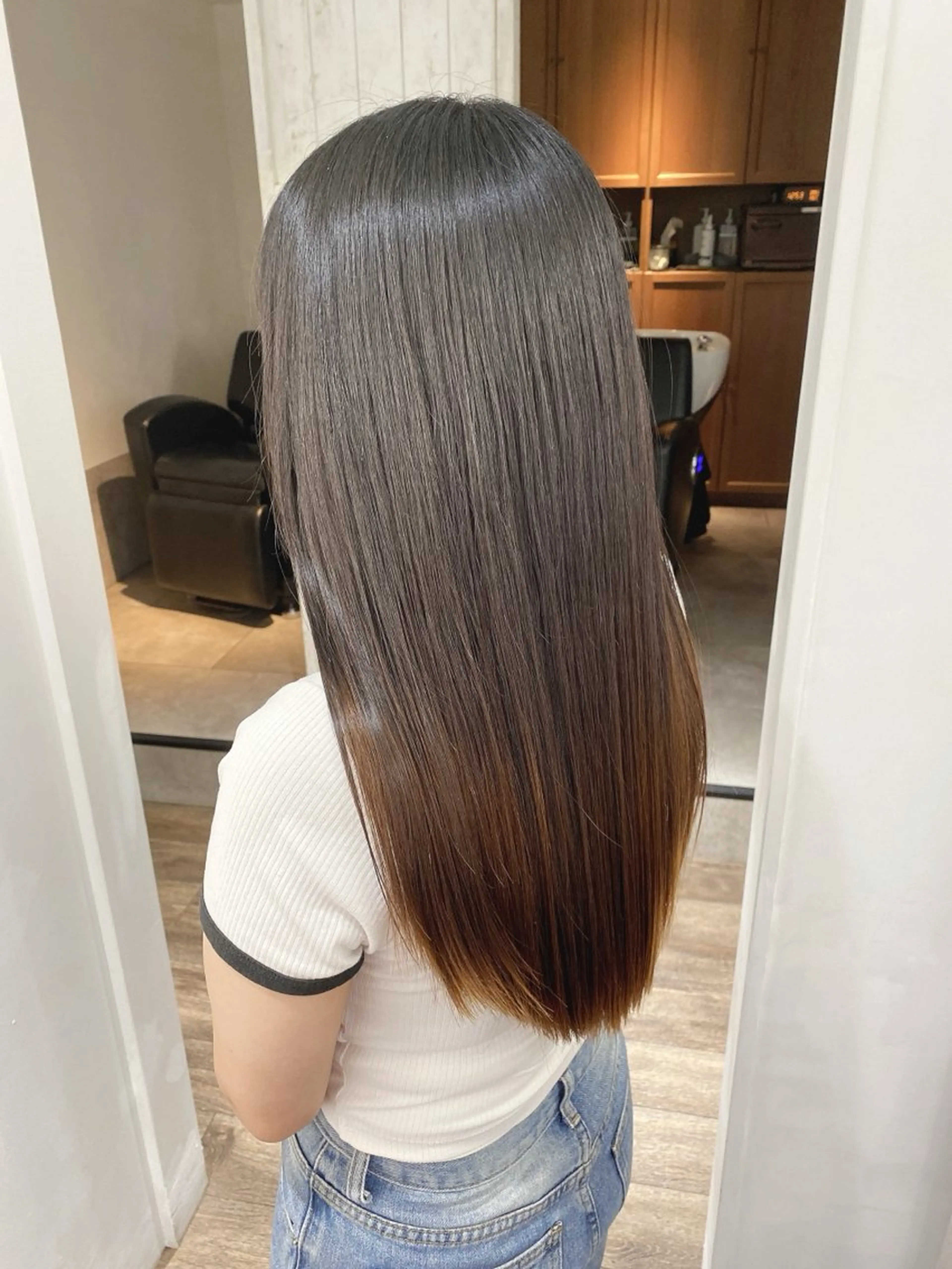 ロング ハイライト⭐️上野 高広のヘアスタイル