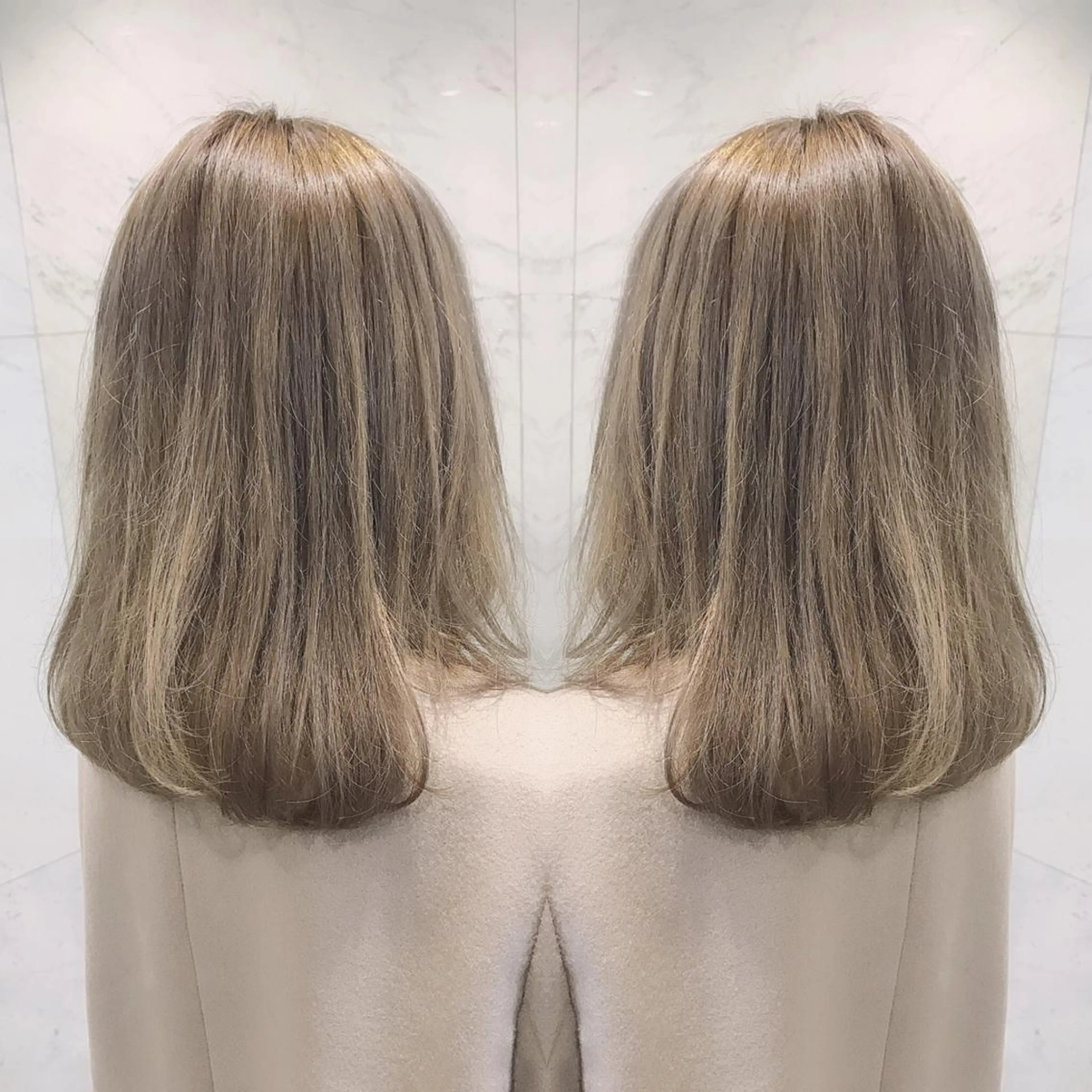 ダブルカラーの写真