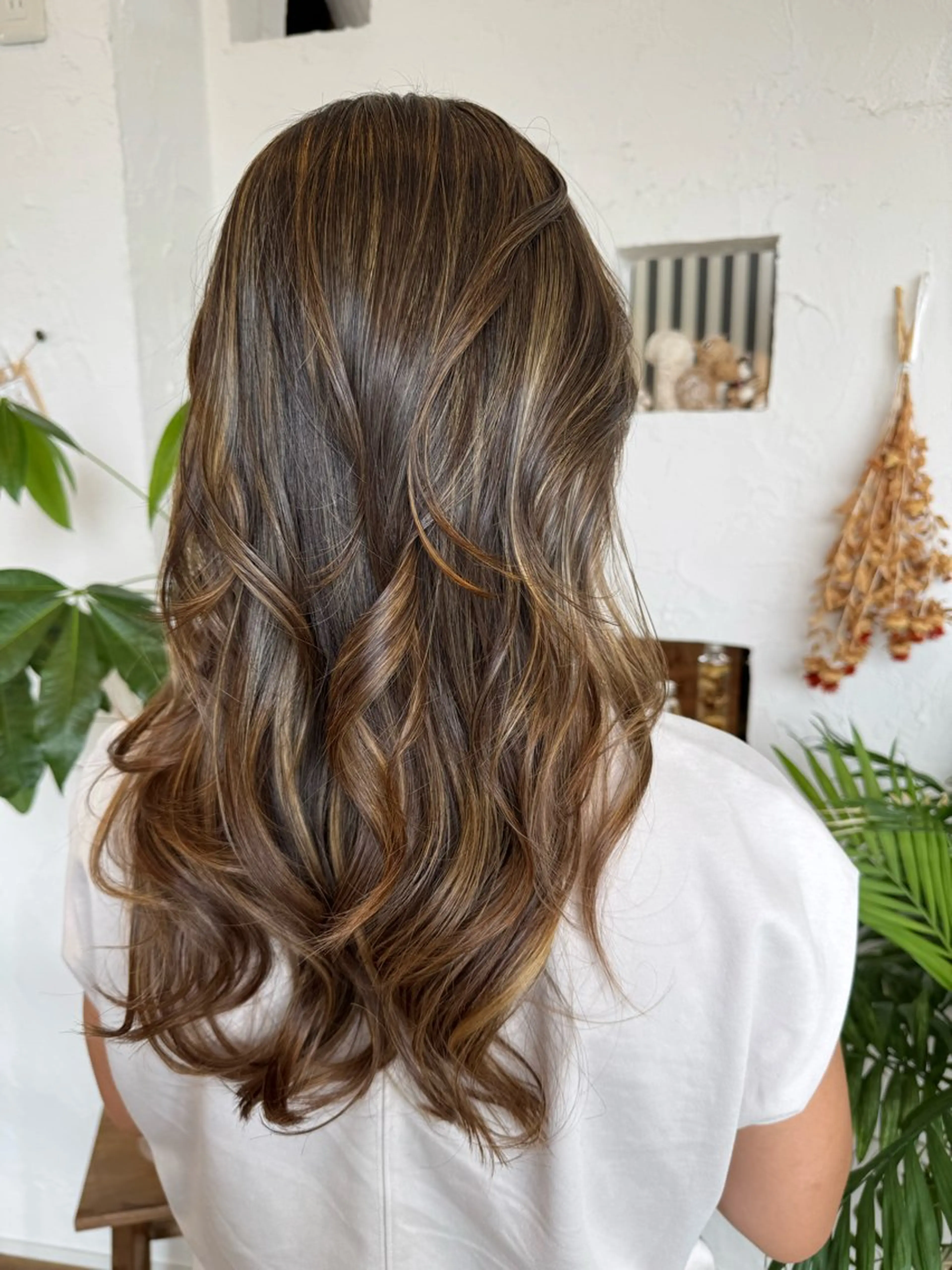 ロング カラー ヘアカラー 🌸小掛🌸 豊橋外国人風カラーのヘアスタイル