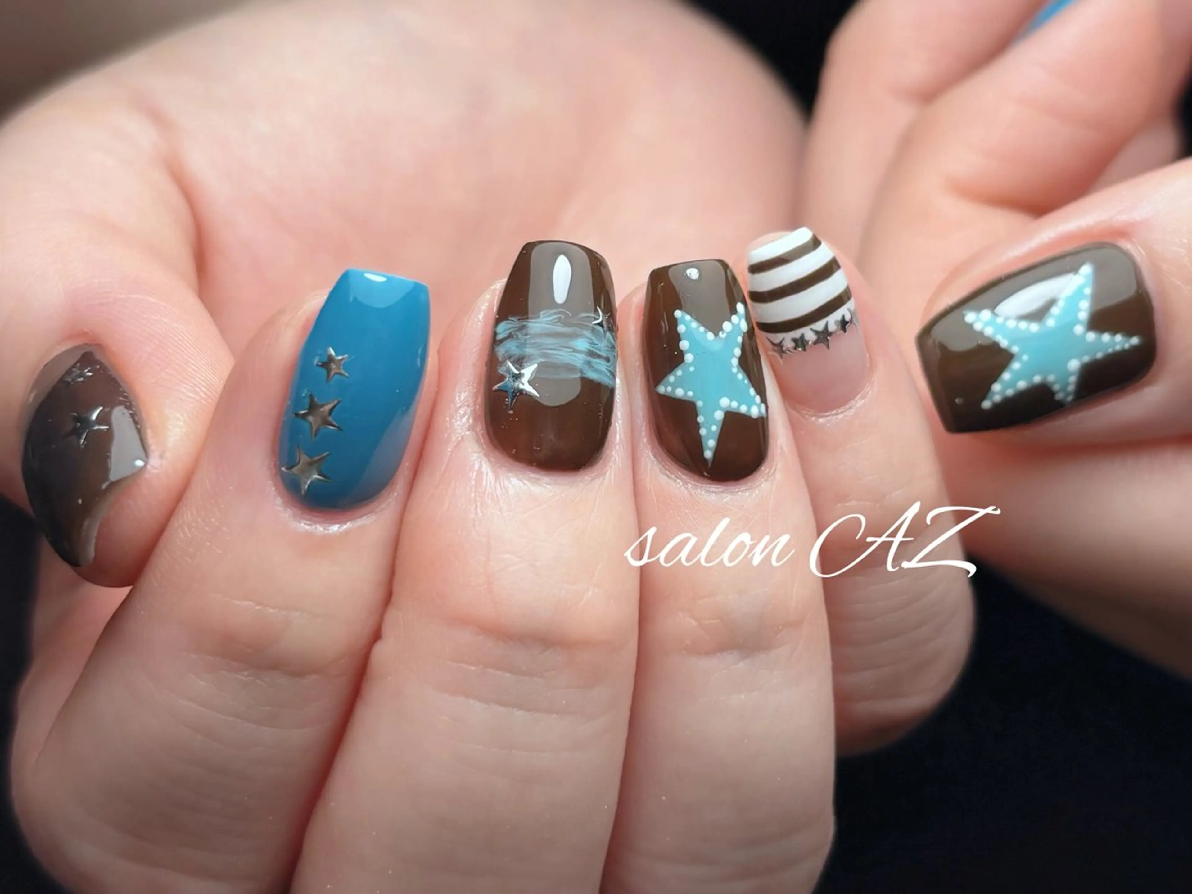 ネイル オフィスネイル ハンドネイル salon AZのネイルデザイン