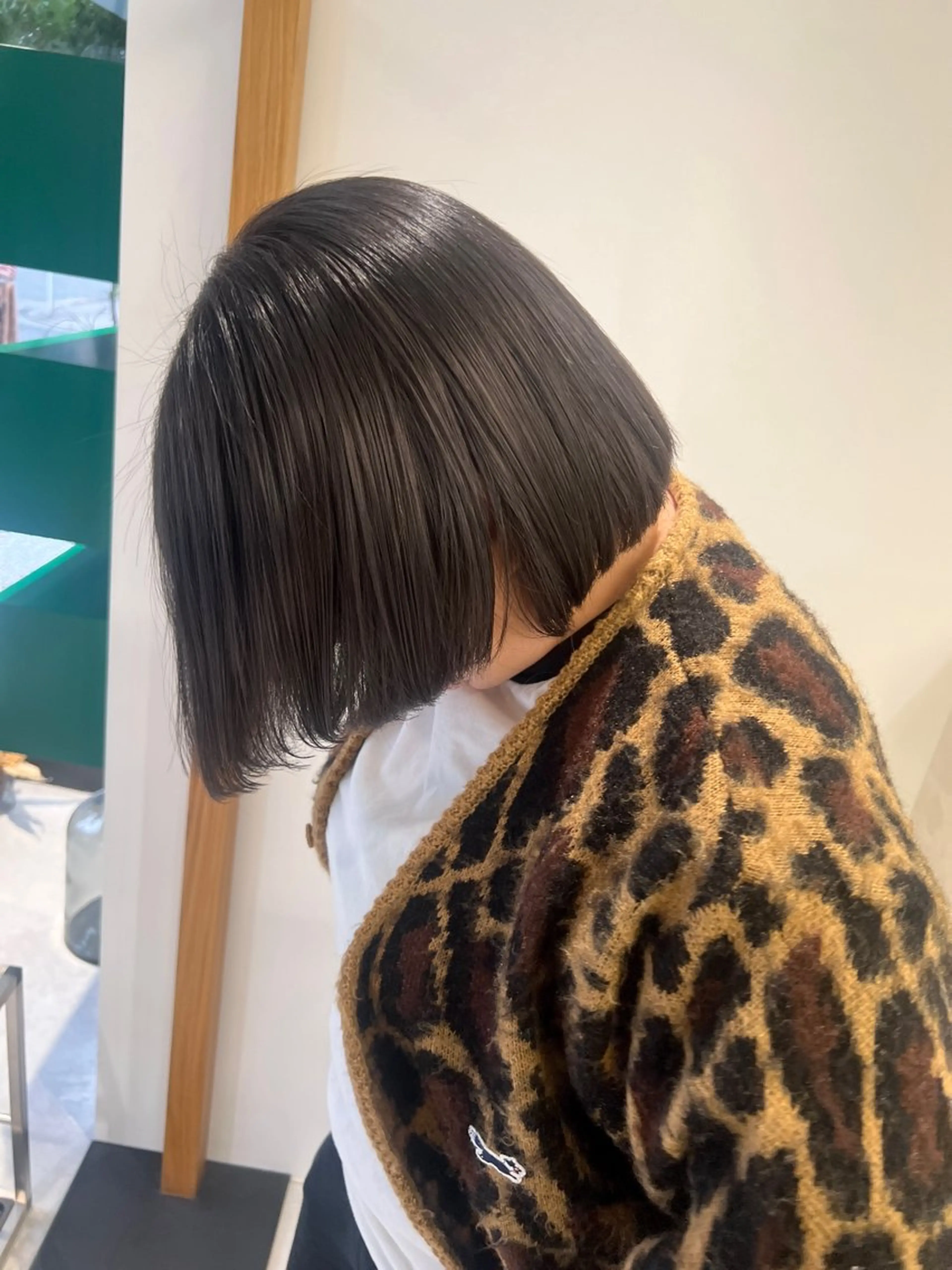 ショート ボブ ヘアカラー ブリーチなしカラー/ レイヤー/ASARIのヘアスタイル