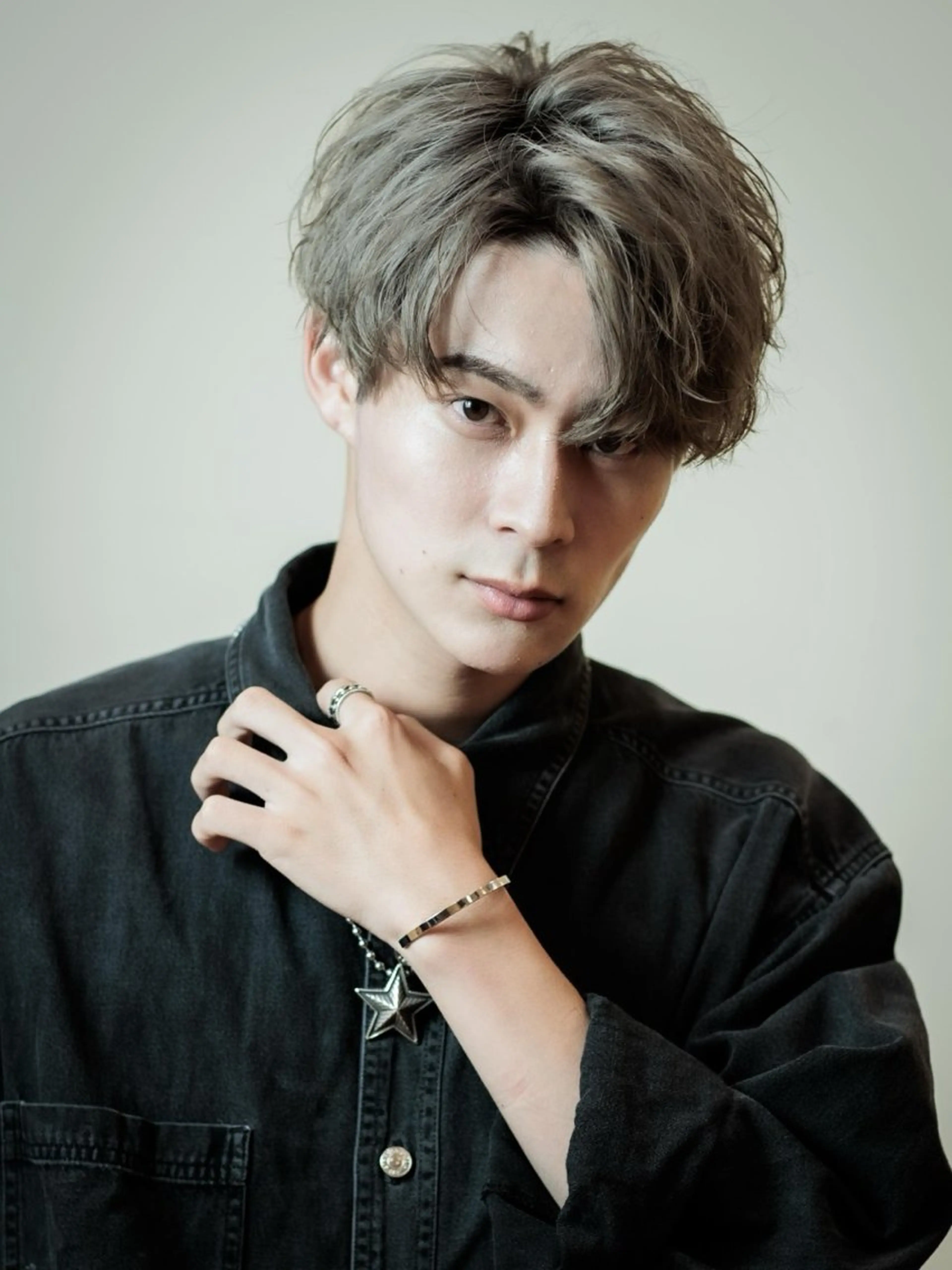 ショート カラー メンズ メンズパーマ/心斎橋 /四ツ橋駅/しょうまのヘアスタイル