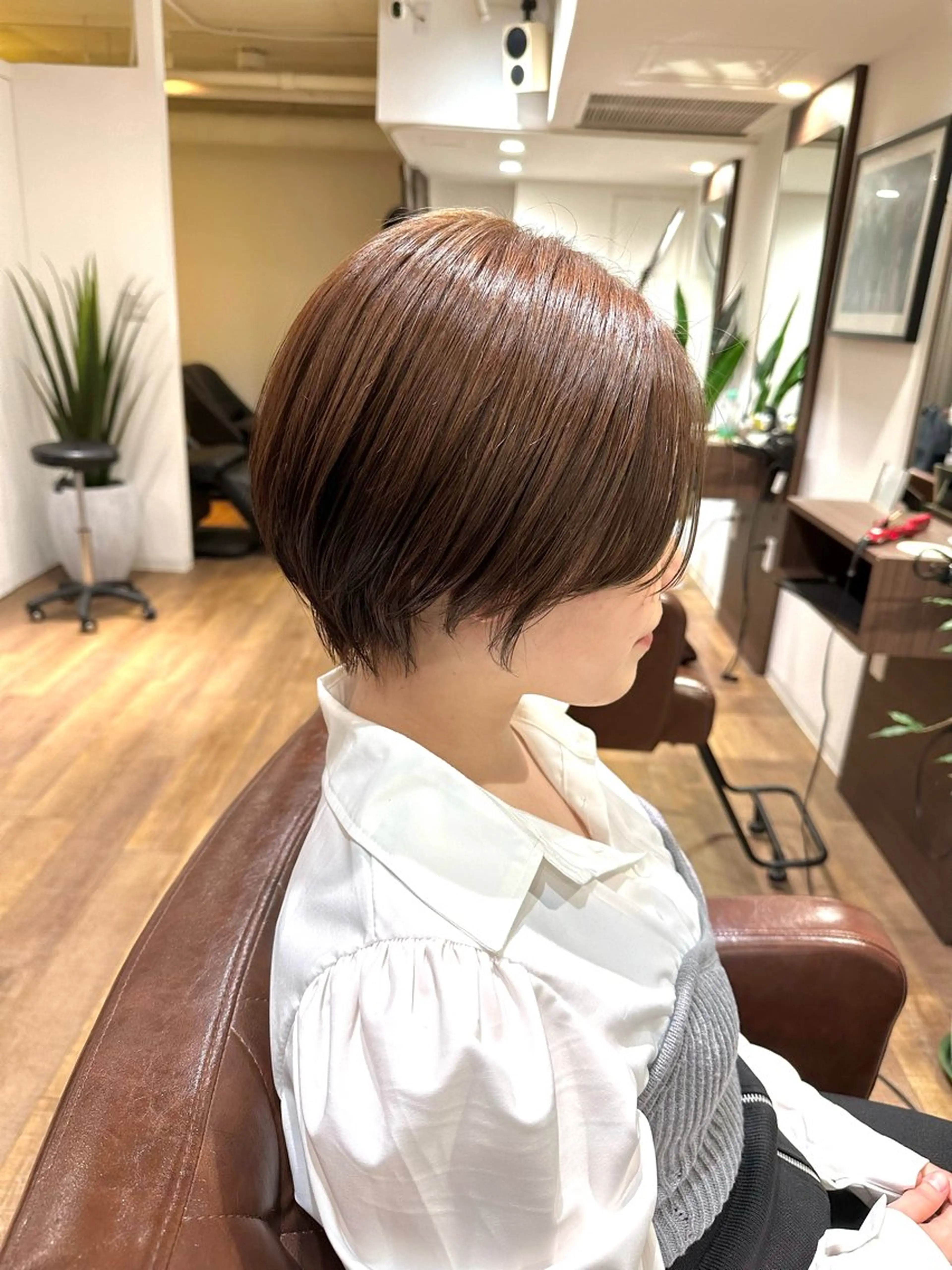 ショート ショートヘア 🌈縮毛矯正/ショー ト/MIKI🌈のヘアスタイル