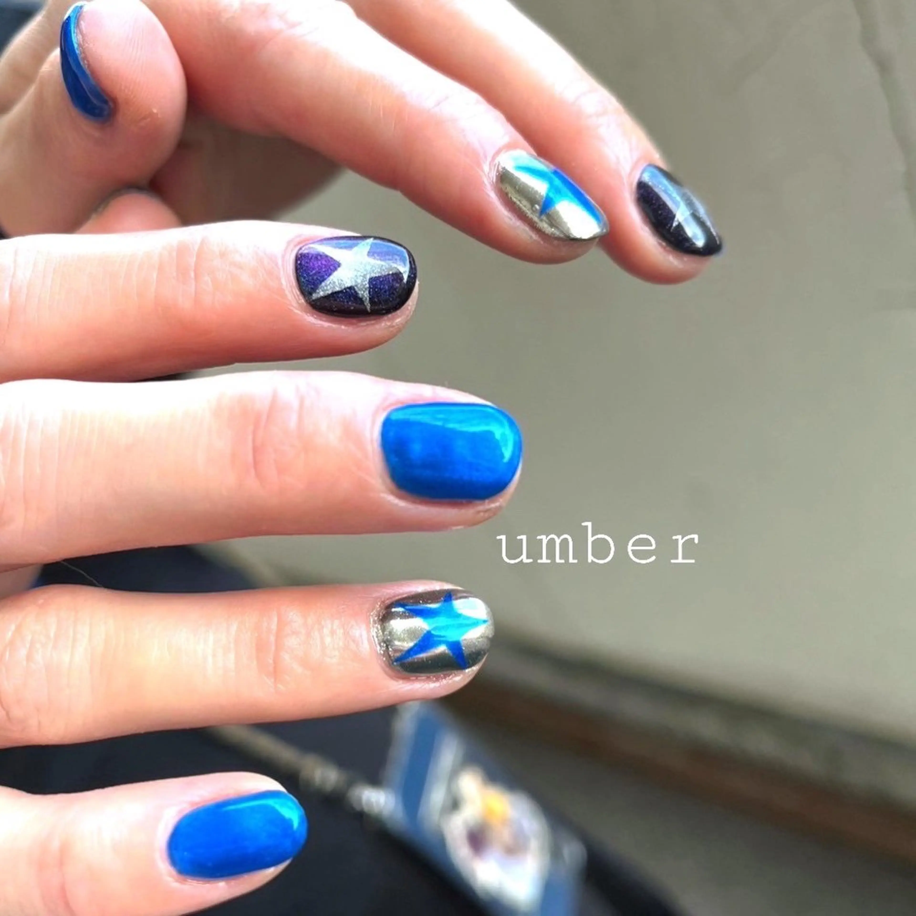 ネイル ハンドネイル umber 三茶1分のネイルデザイン