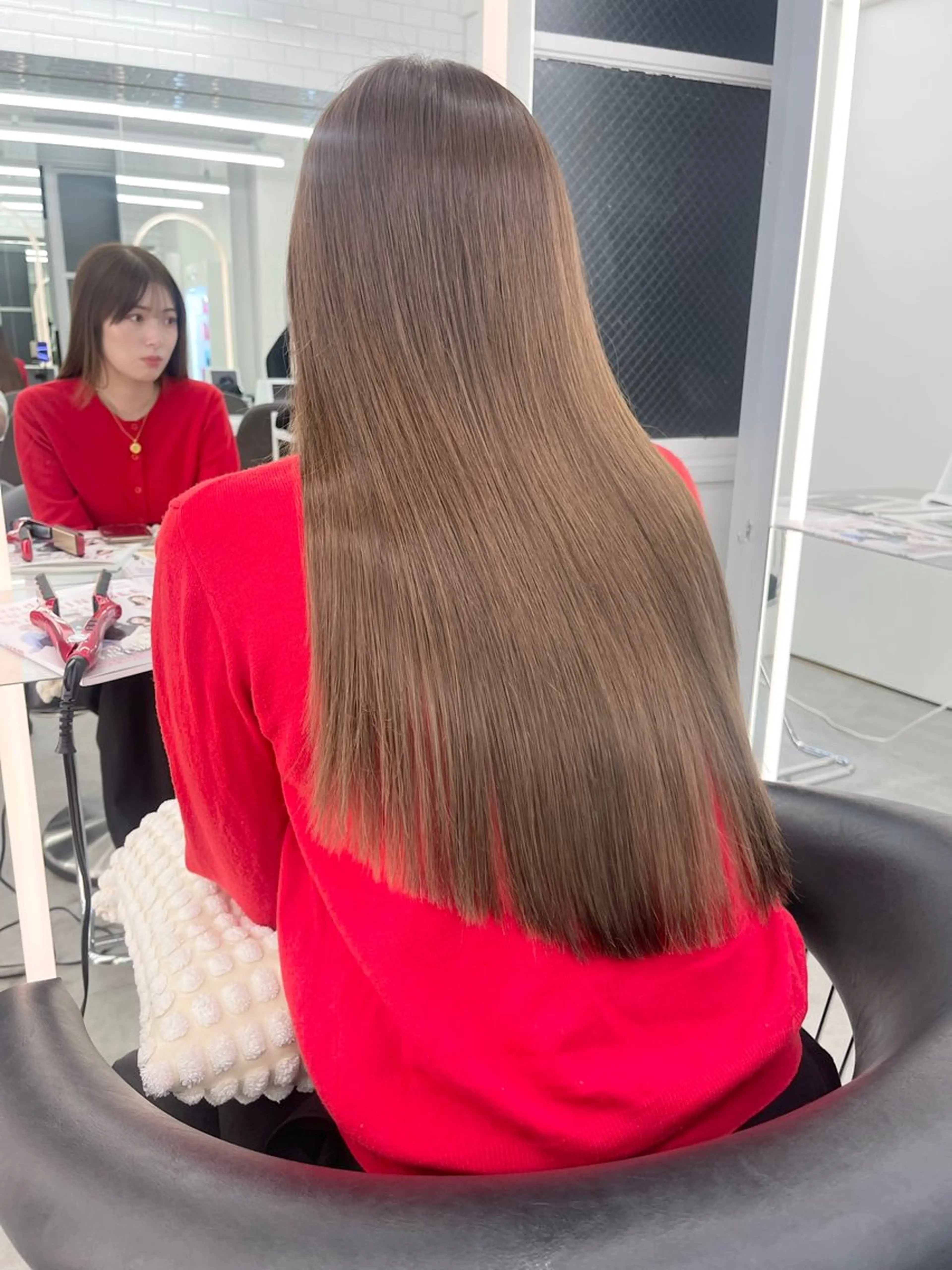 似合わせカット+オーガニックカラー+保湿ケアトリートメントの写真