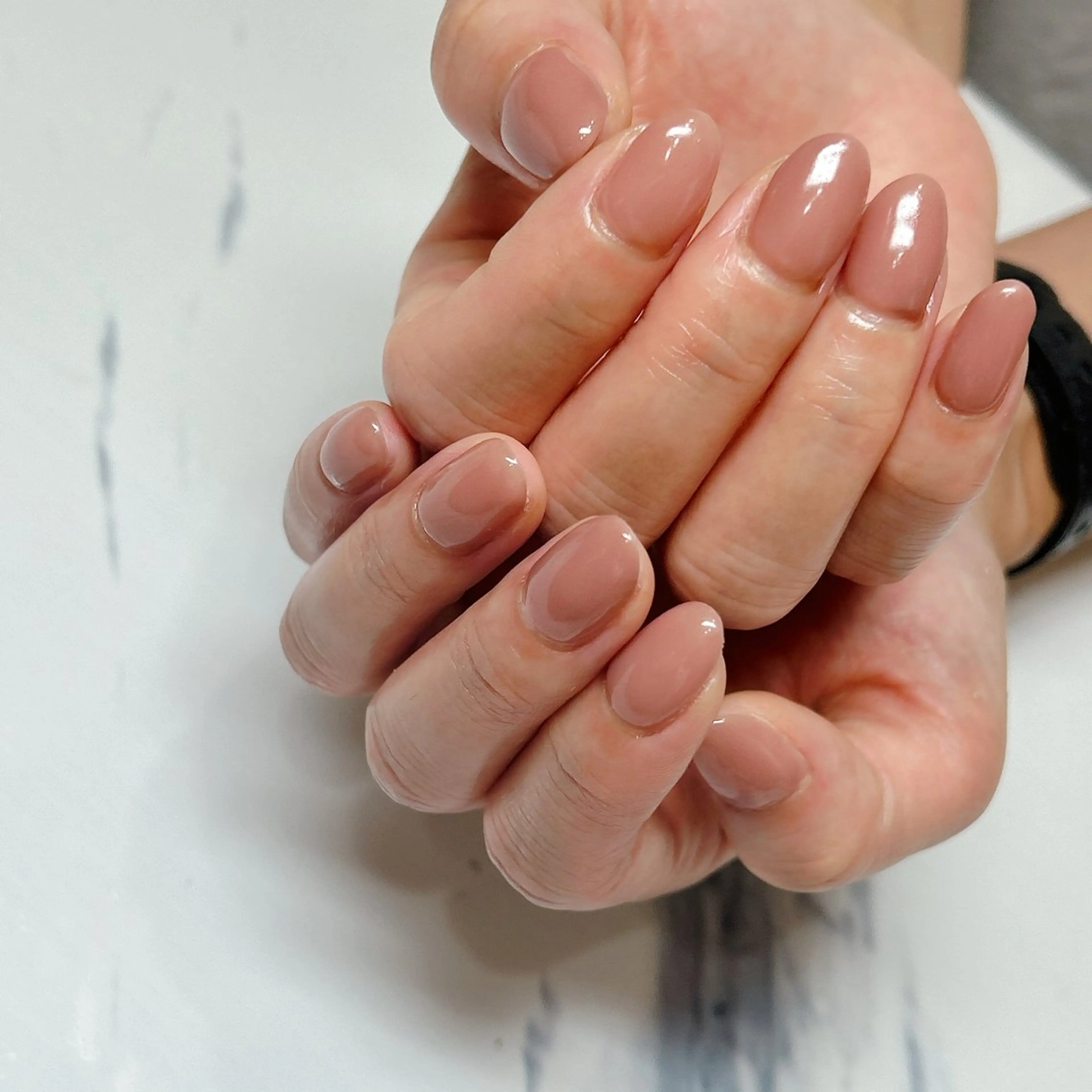 ネイル ワンカラーネイル 大内 祐里佳のネイルデザイン