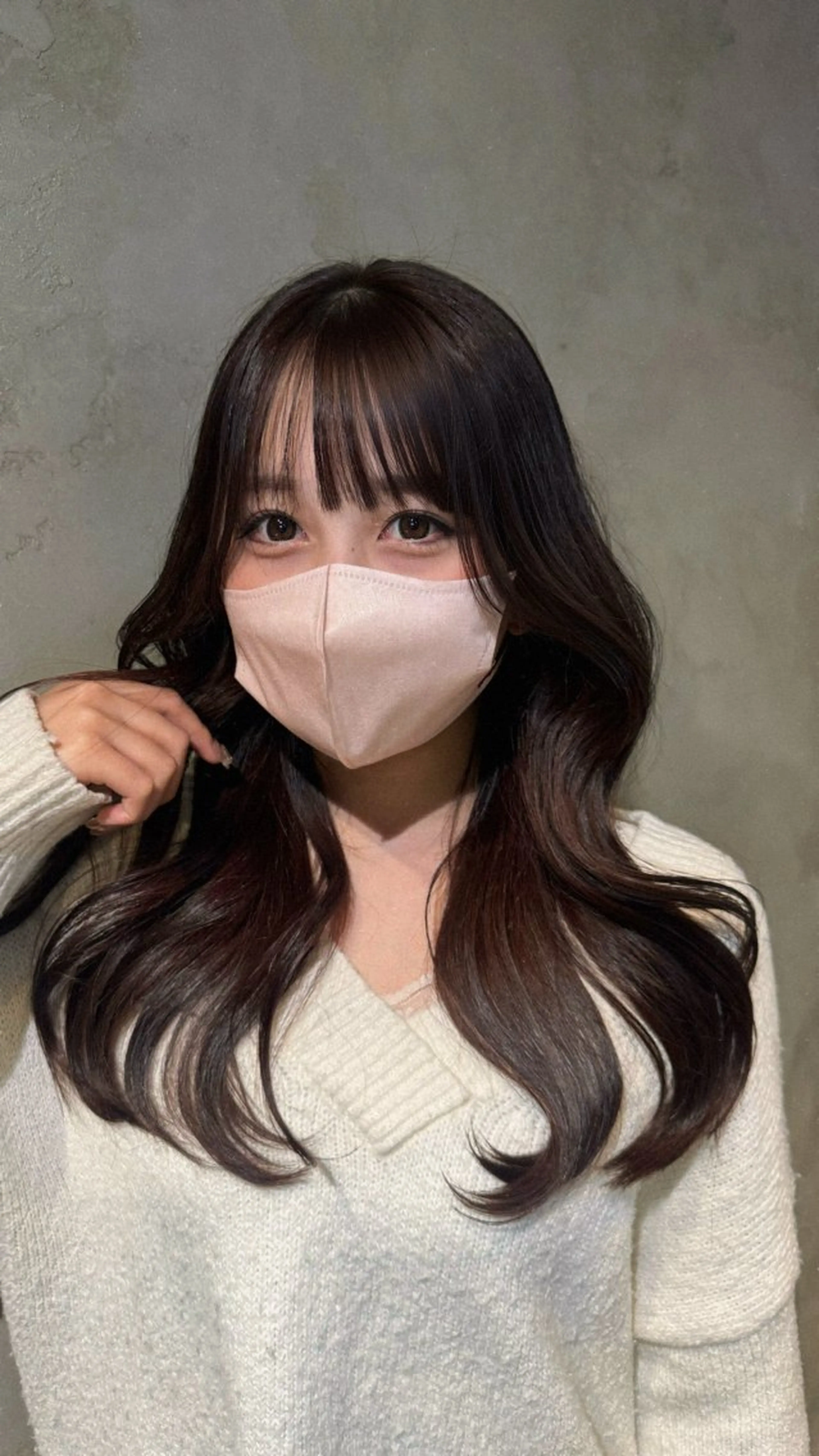 ミディアム カラー HAIR SALON mimiのヘアスタイル