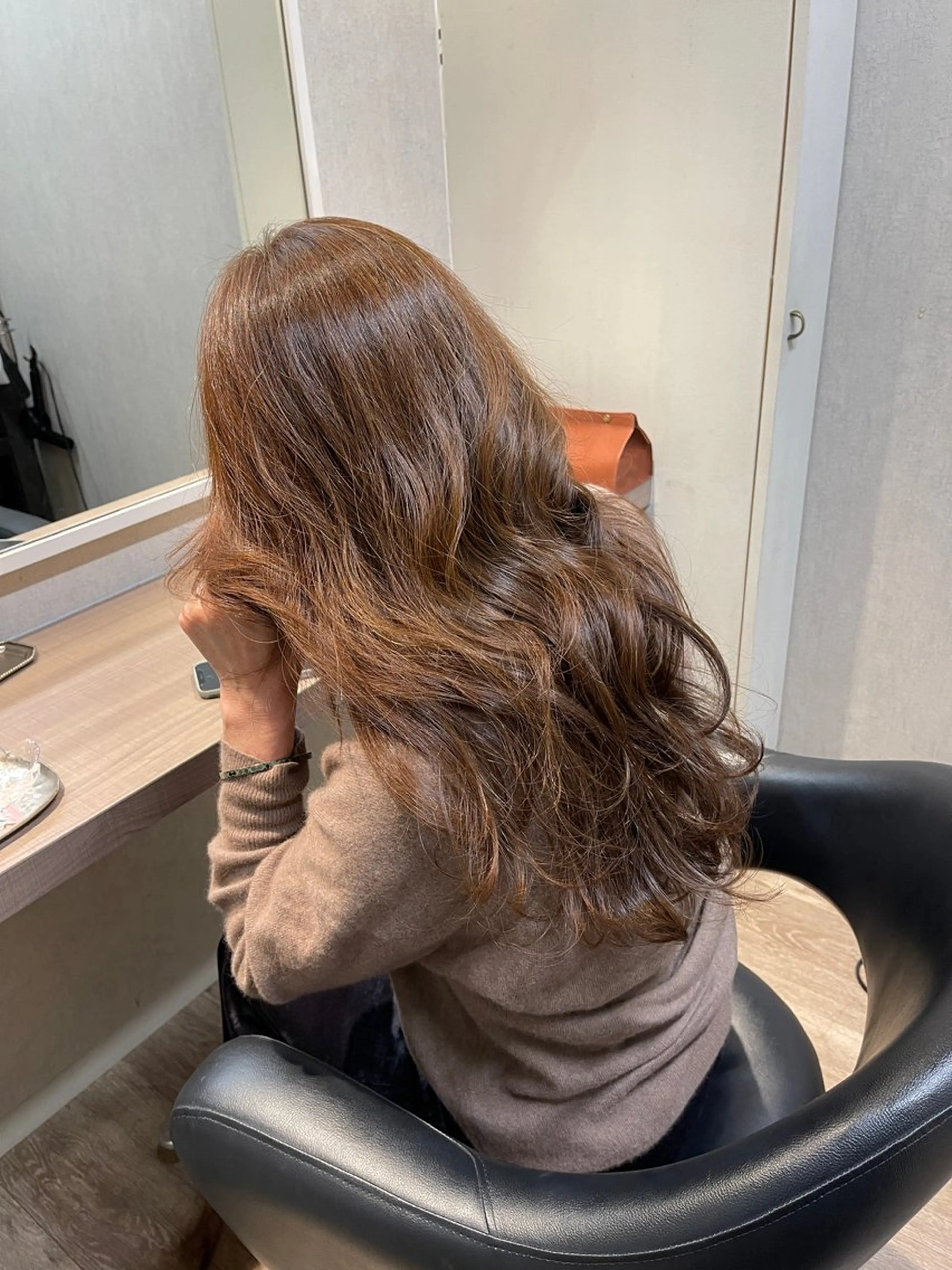 ロング カラー カット ヘアカラー ANDIAMO SAKAE✩楓のヘアスタイル