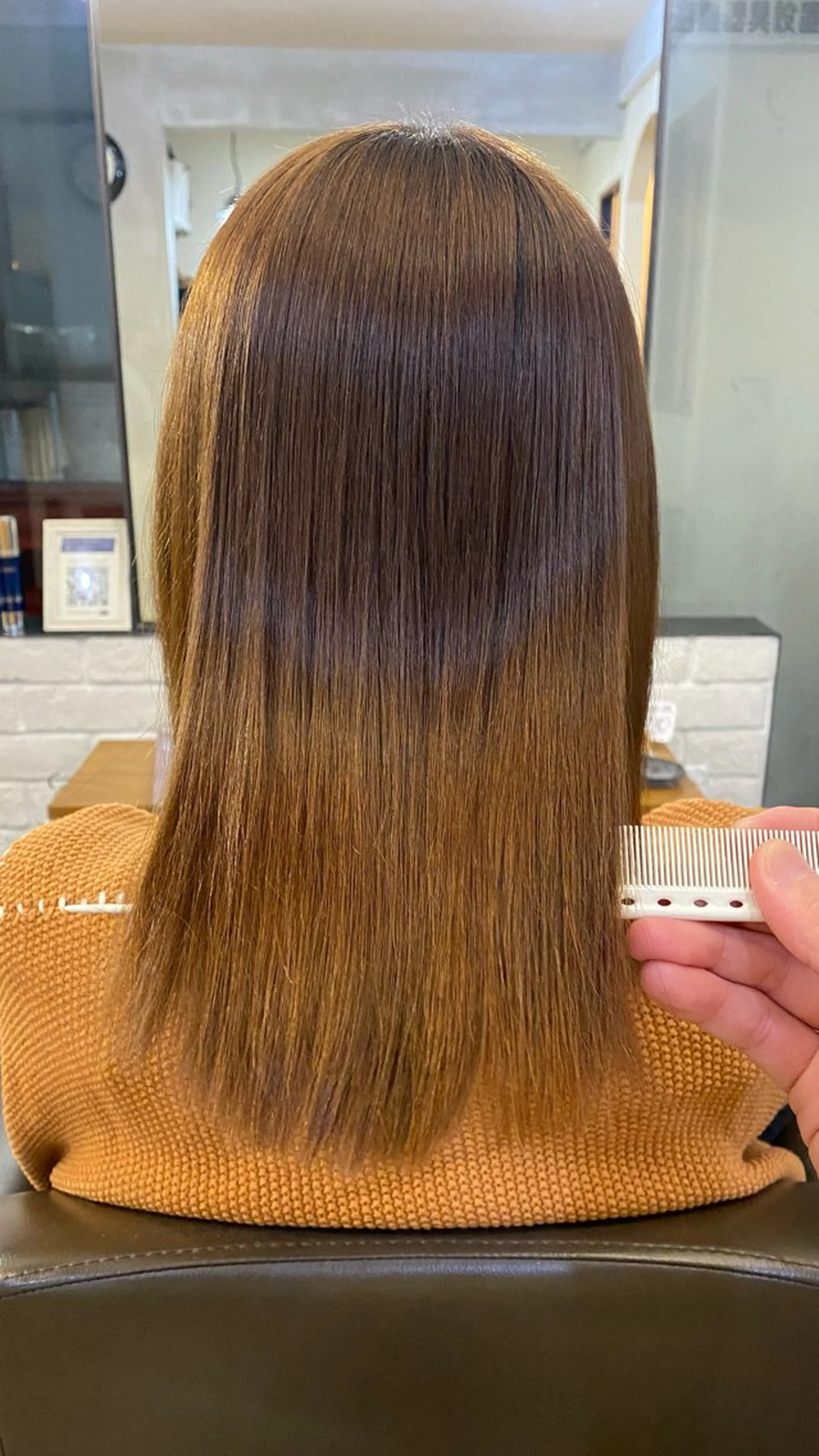 ミディアム 髪質改善 齋藤 リクのヘアスタイル