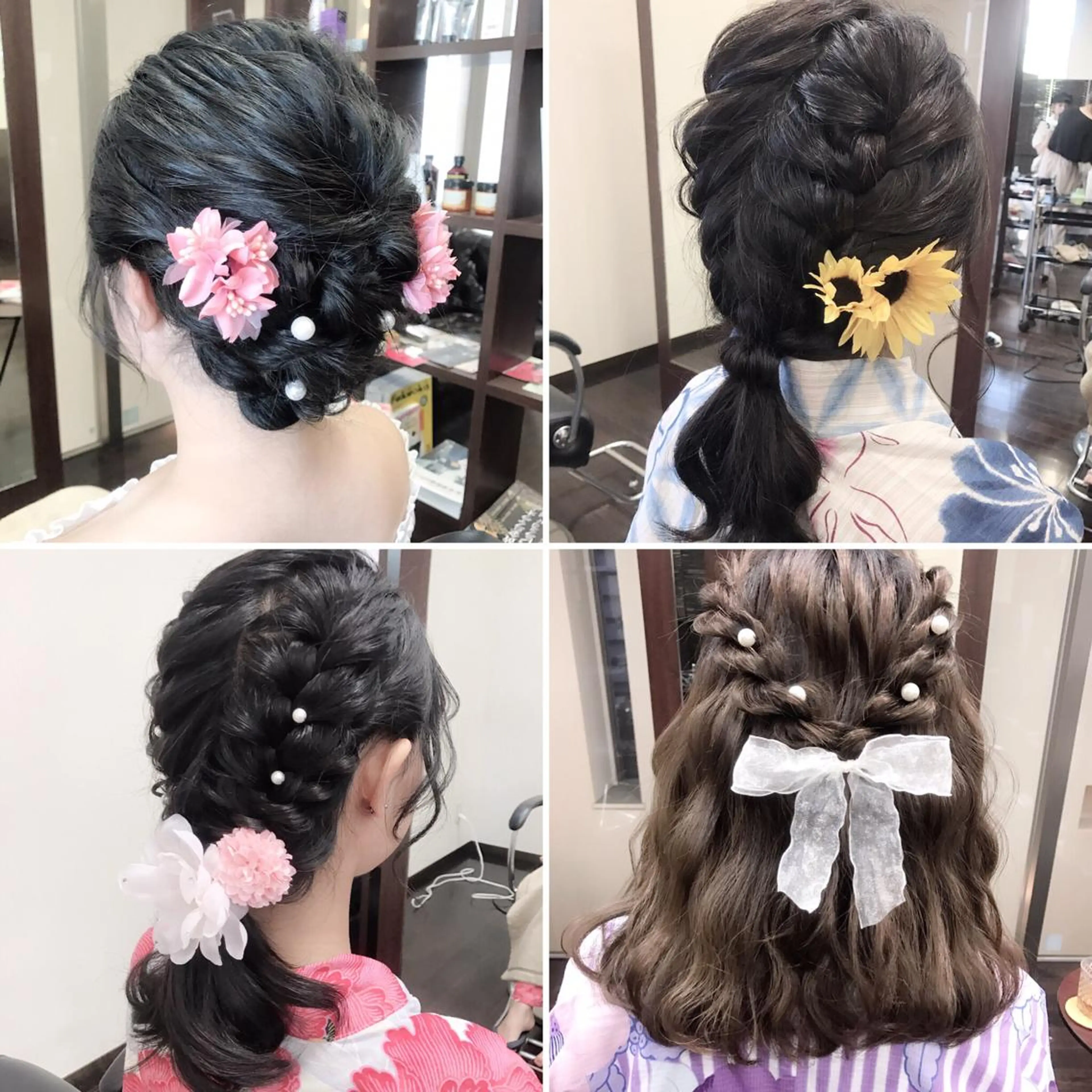 ヘアアレンジ 浴衣 沢田 瞳のヘアスタイル