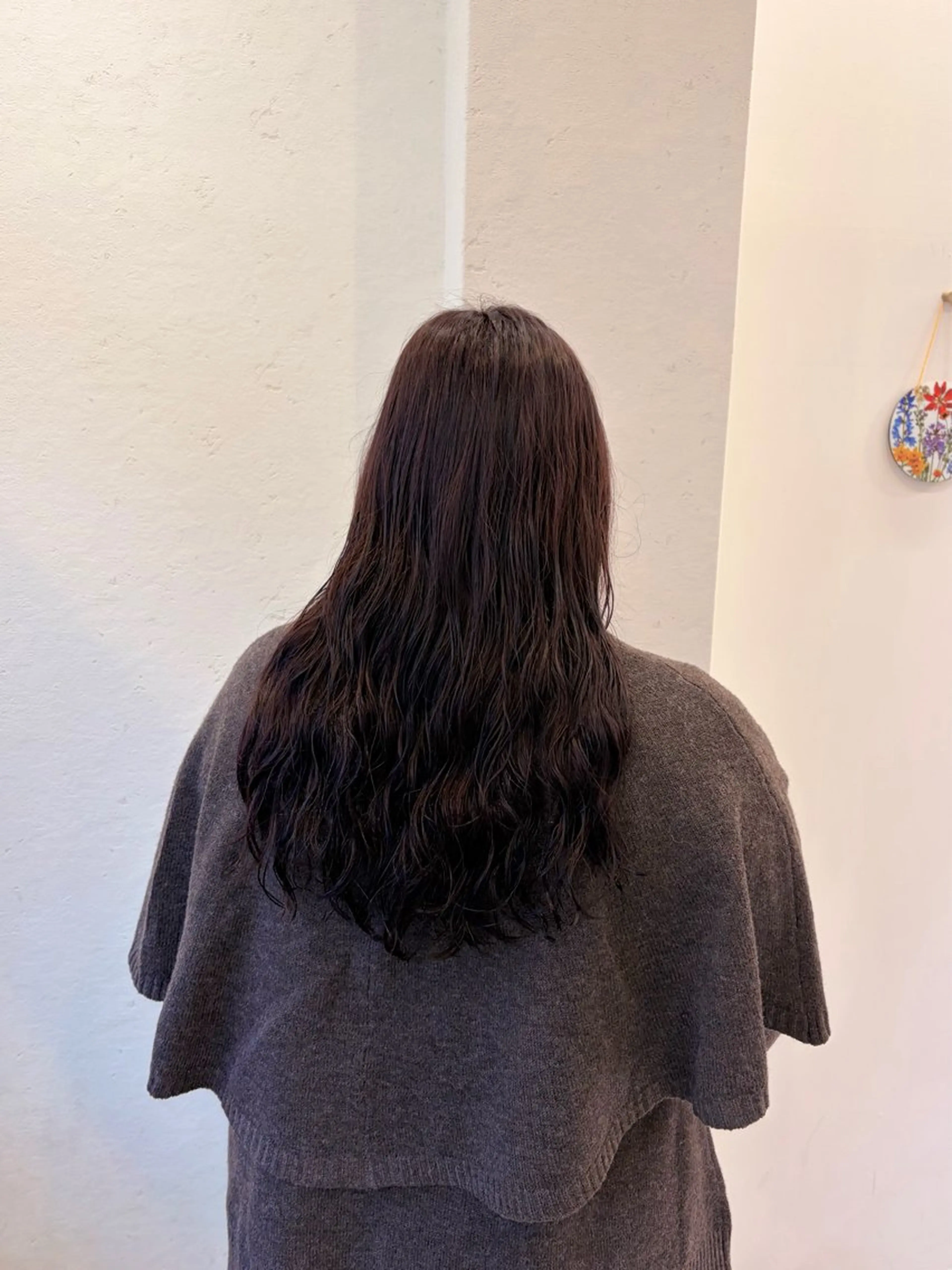 カラー パーマ ラベンダーカラー ヘアカラー yuu モデル募集のヘアスタイル