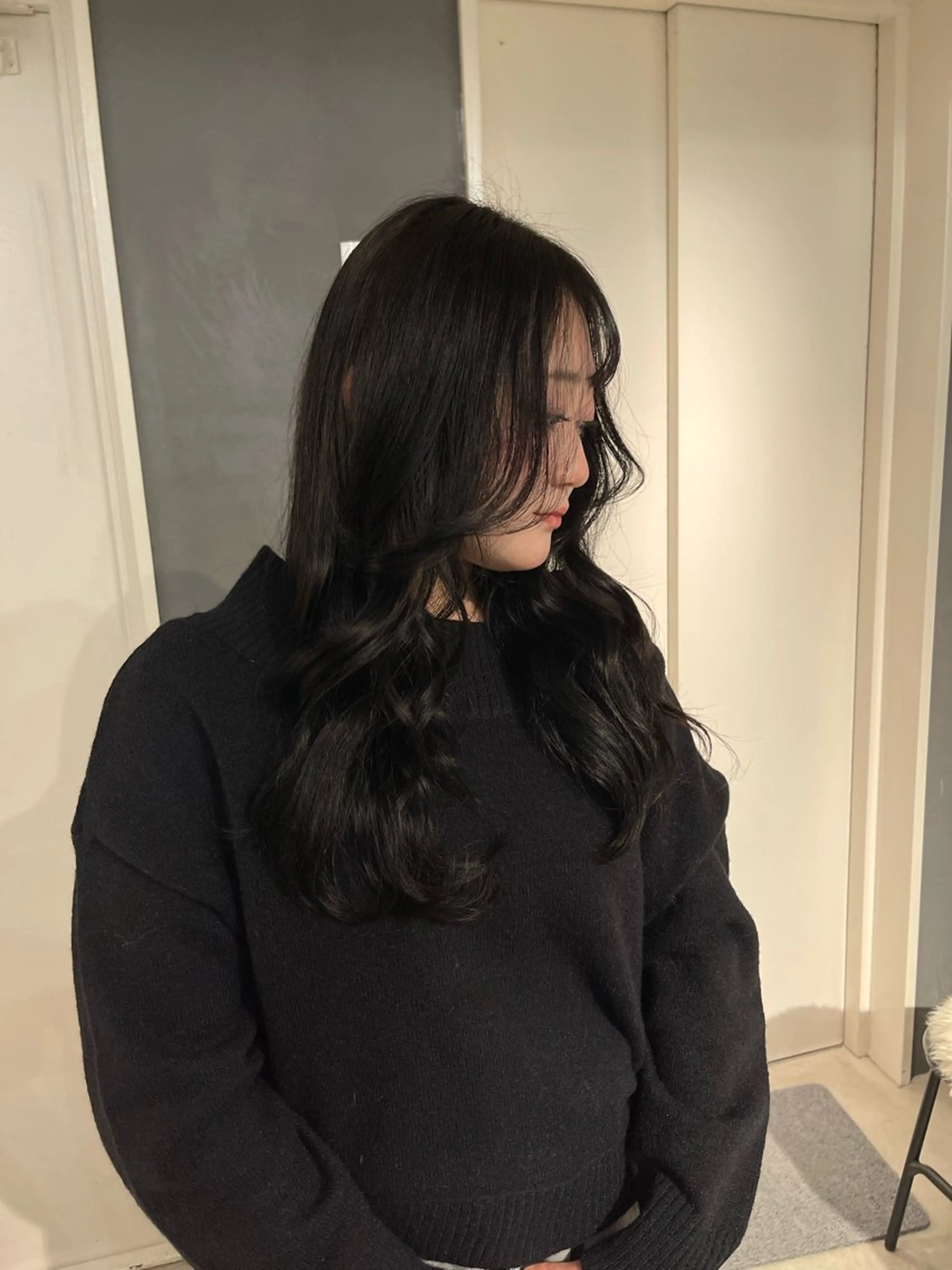 ロング カラー カット ヘアカラー トリートメント 透明感カラー/レイヤ ー/艶髪/NENEのヘアスタイル