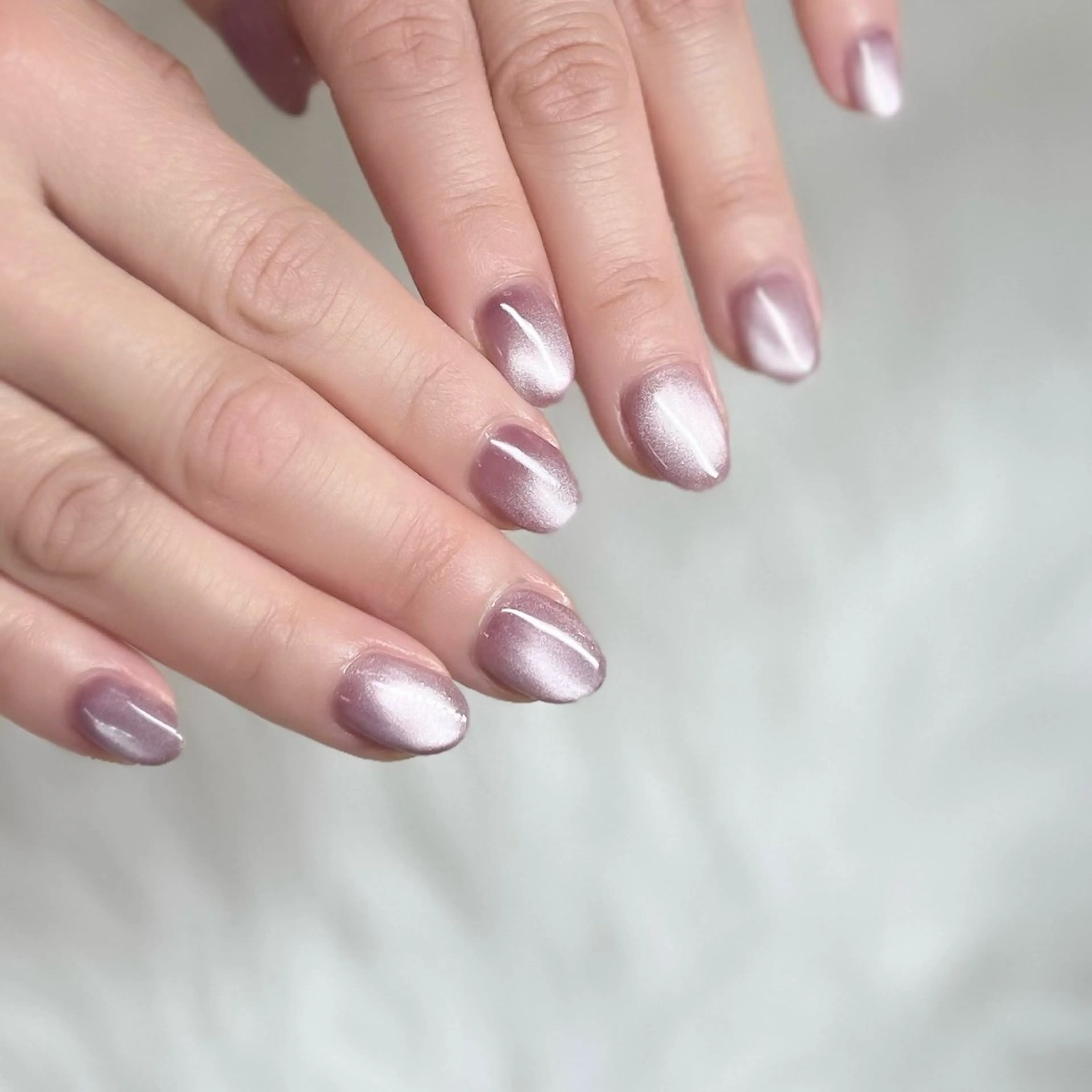 ネイル フレンチネイル ジェルネイル ガラスフレンチ キラキラネイル 韓国ネイル 🩵池袋heart nail🩵のネイルデザイン