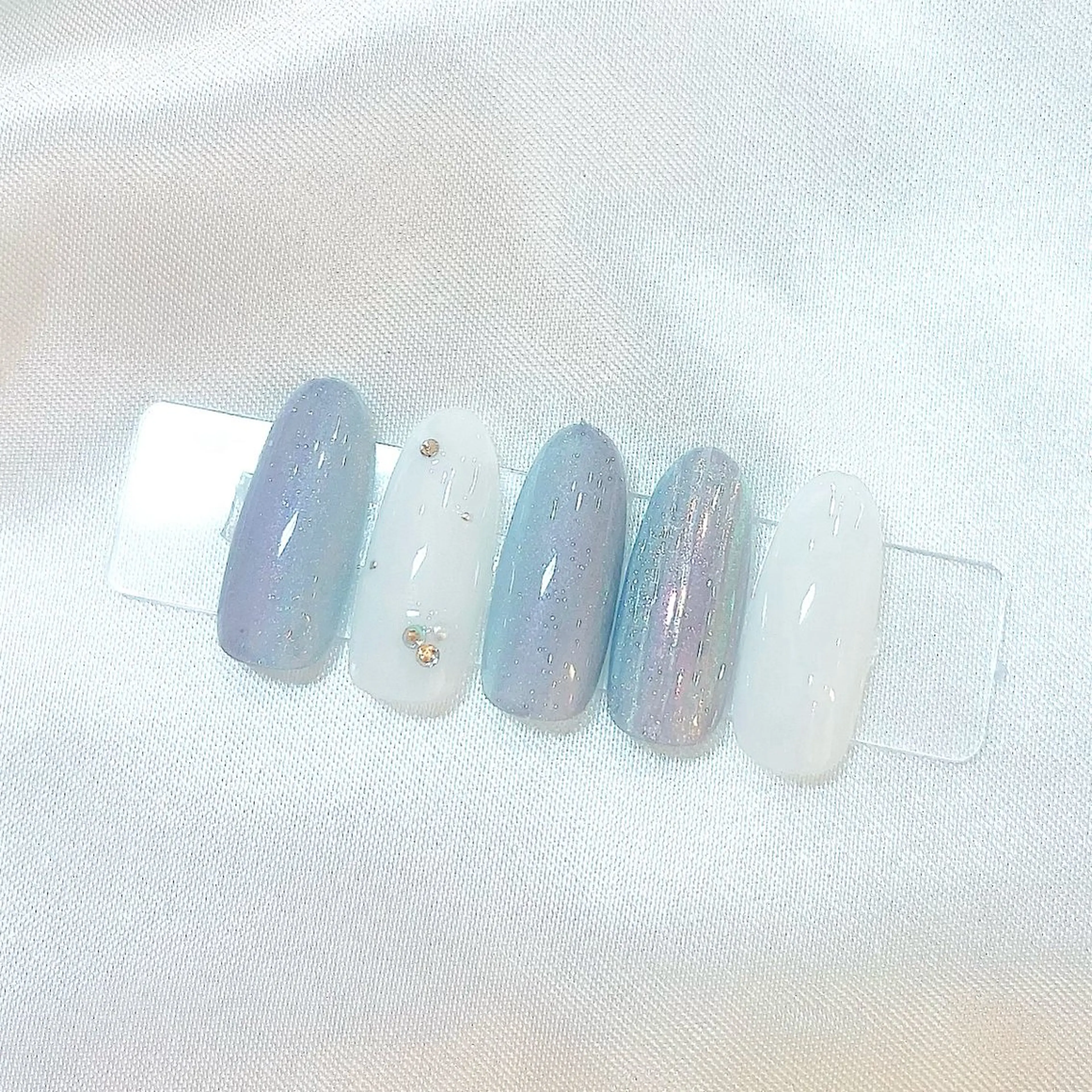 ネイル グラデーション マグネットネイル ハンドネイル Airis nailのネイルデザイン