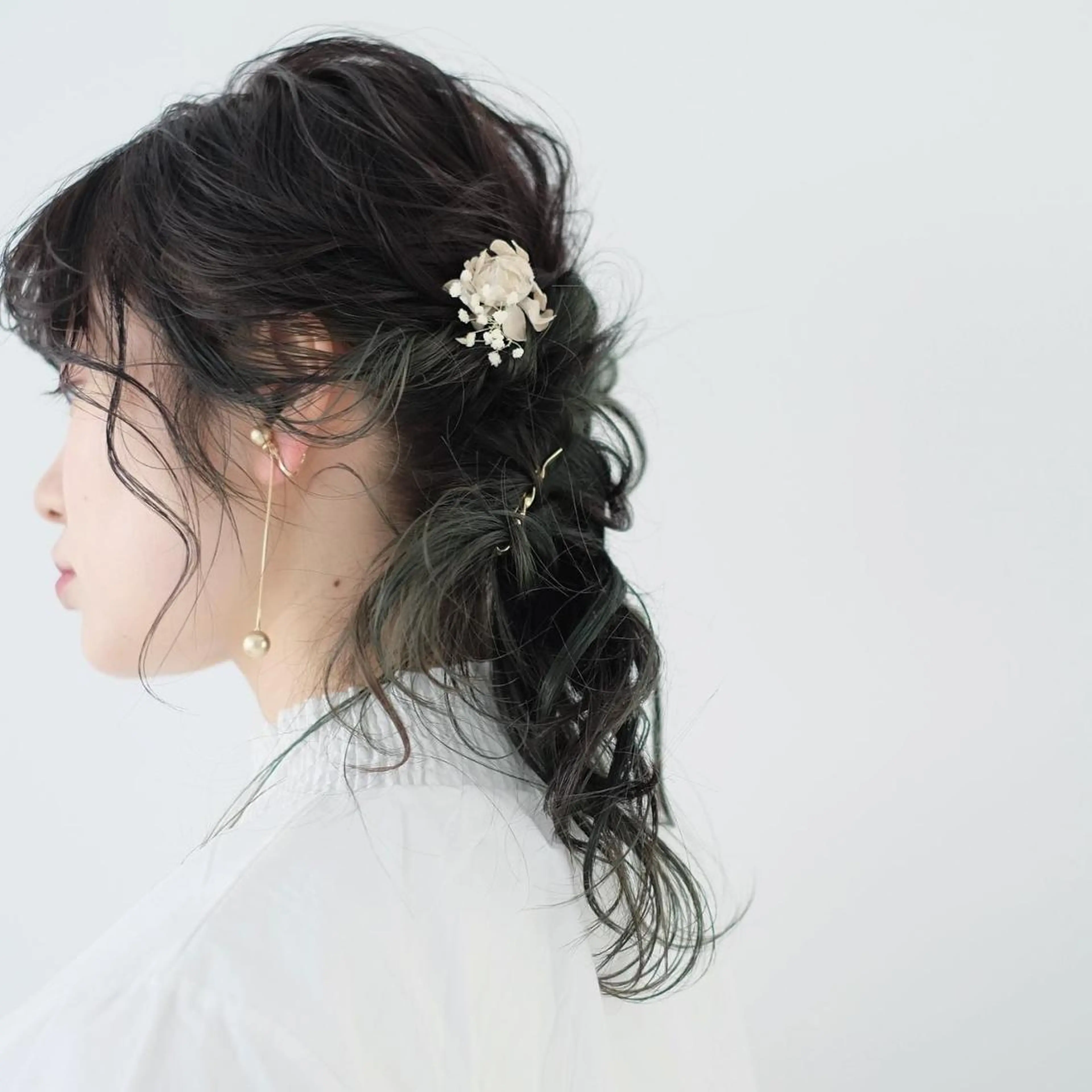 セミロング 🥛洒落髪小顔cut なら龍崎🥛のヘアスタイル