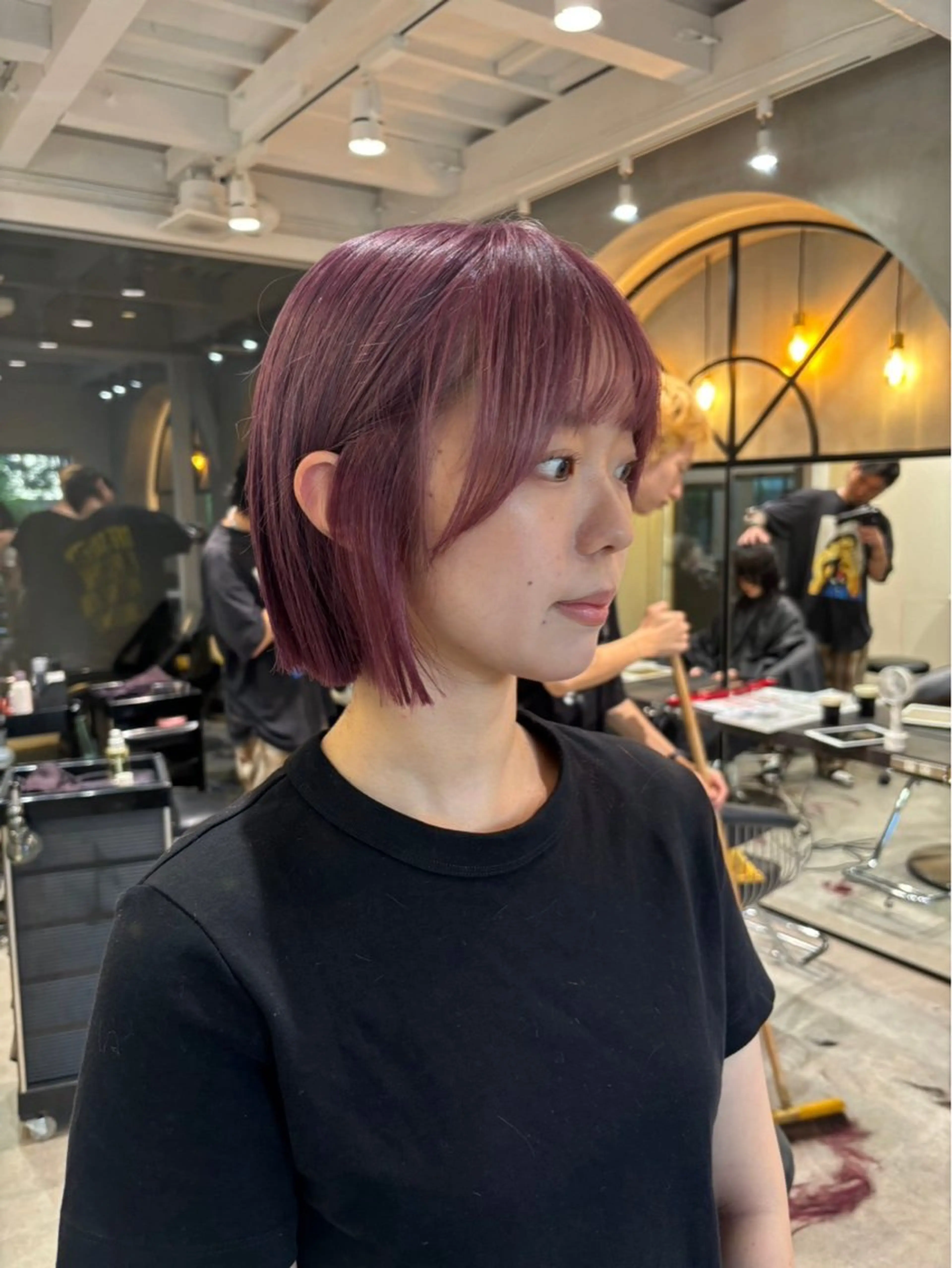 ショート カラー ショート/パーマ/ 𝒕𝒐-𝒌𝒊のヘアスタイル