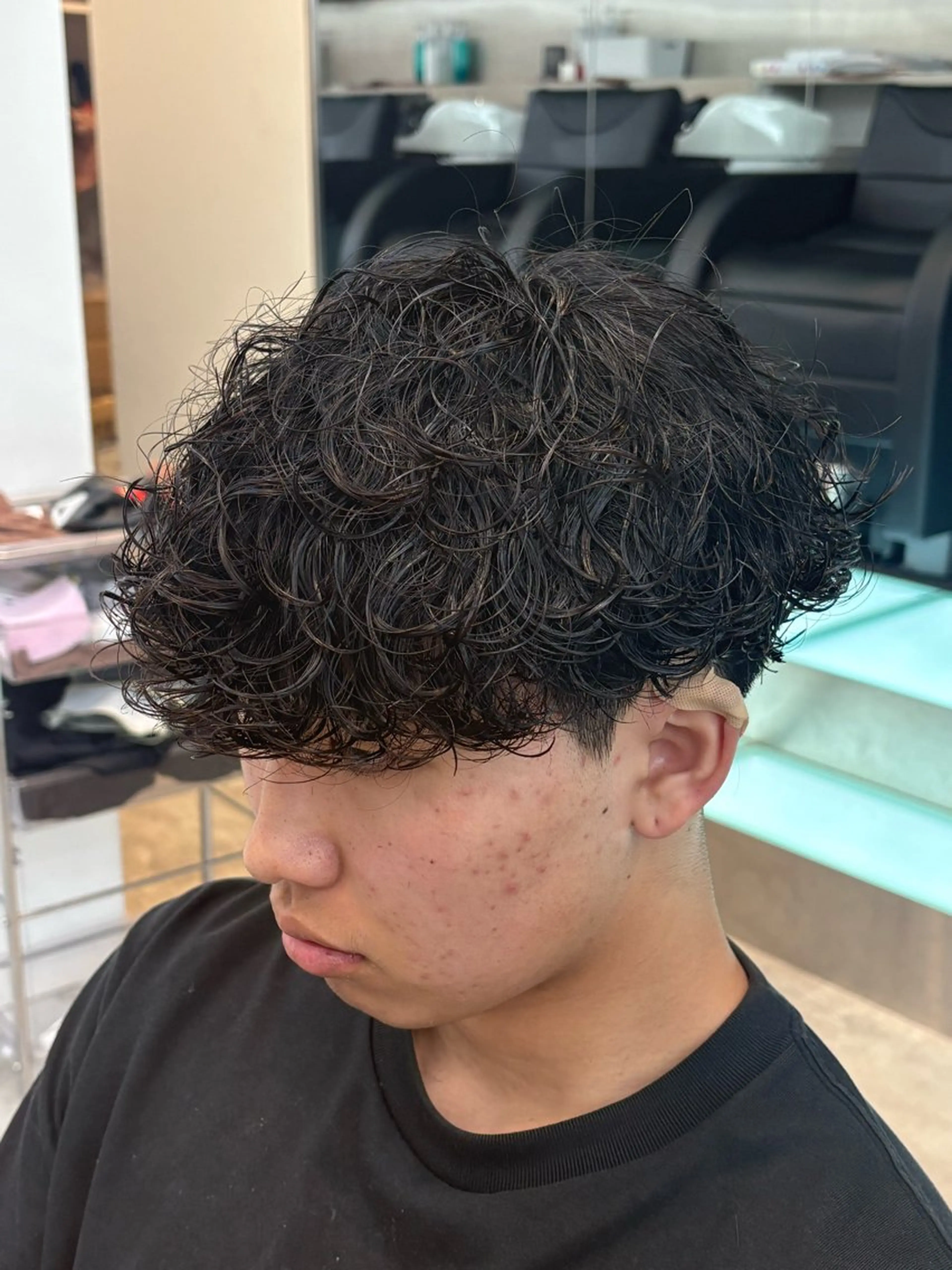 パーマ メンズ カット パーマ トリートメント fifth 武正 琉生のヘアスタイル