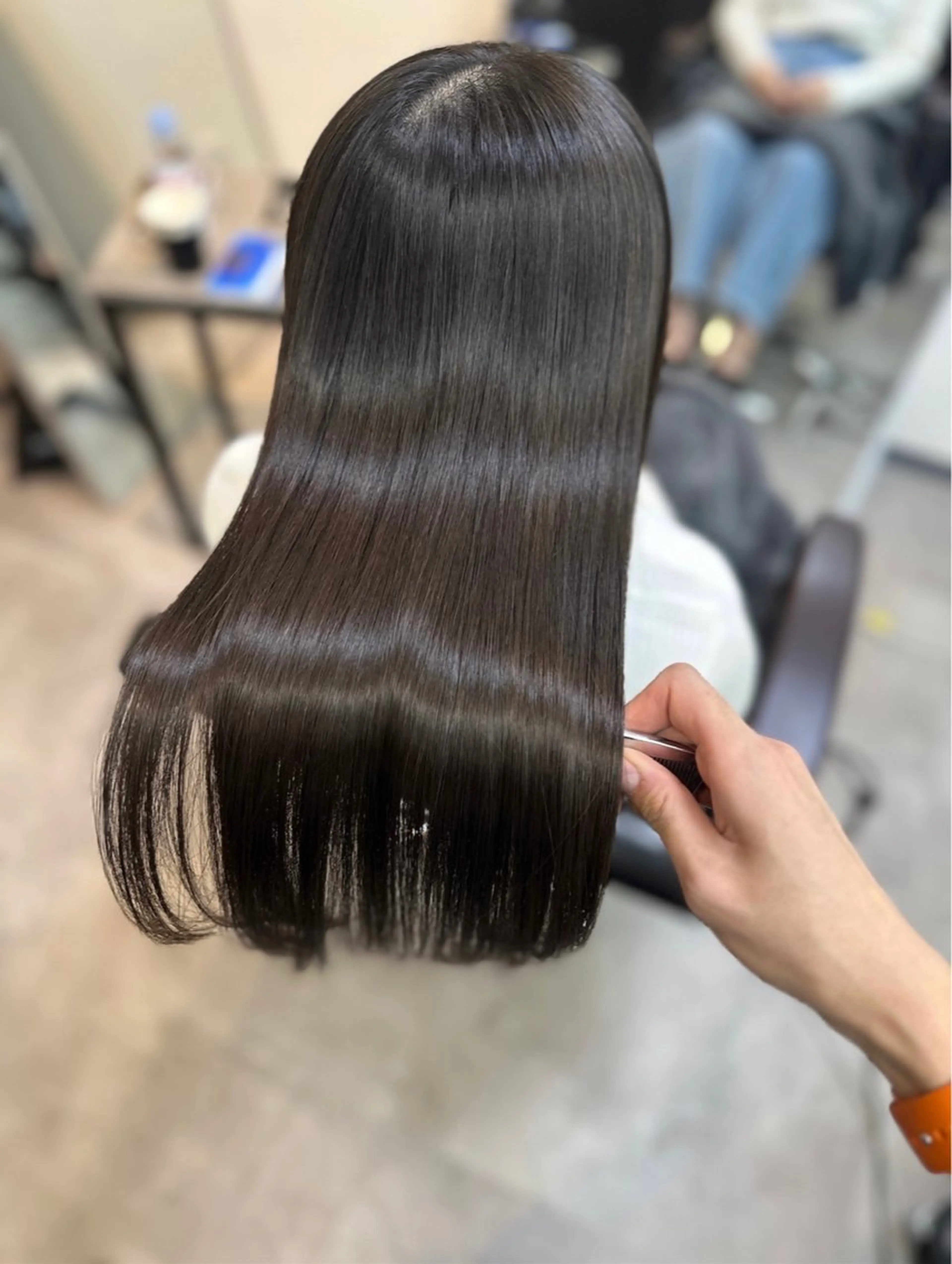 ロング shinka 髪質改善　縮毛矯正所属・美髪ストレート/美髪 レイヤー特化増原優斗のヘアスタイル