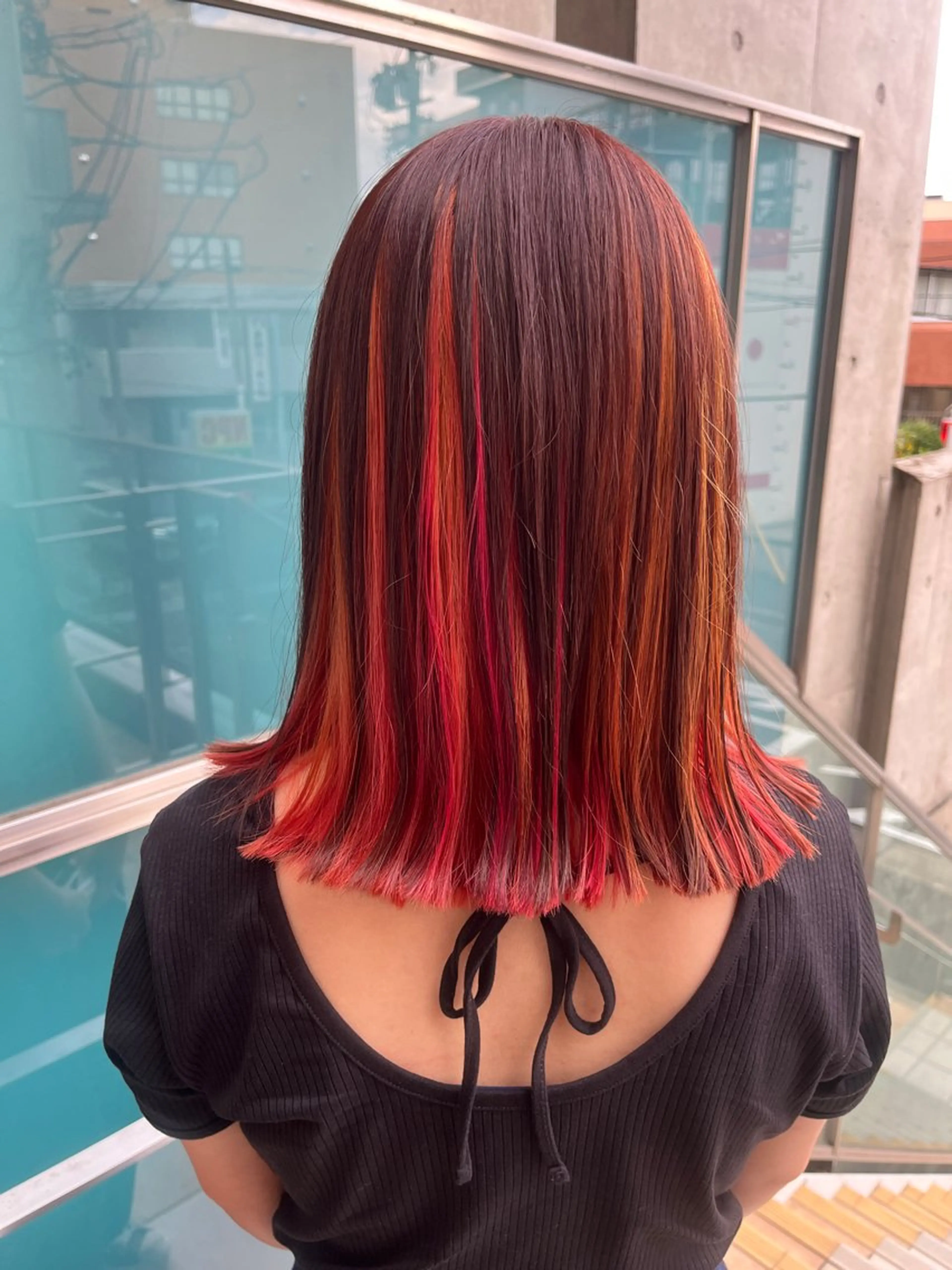 セミロング カラー カット ヘアカラー パーマ トリートメント ヘッドスパ times salon名駅所属・久木原 ゆりのヘアスタイル