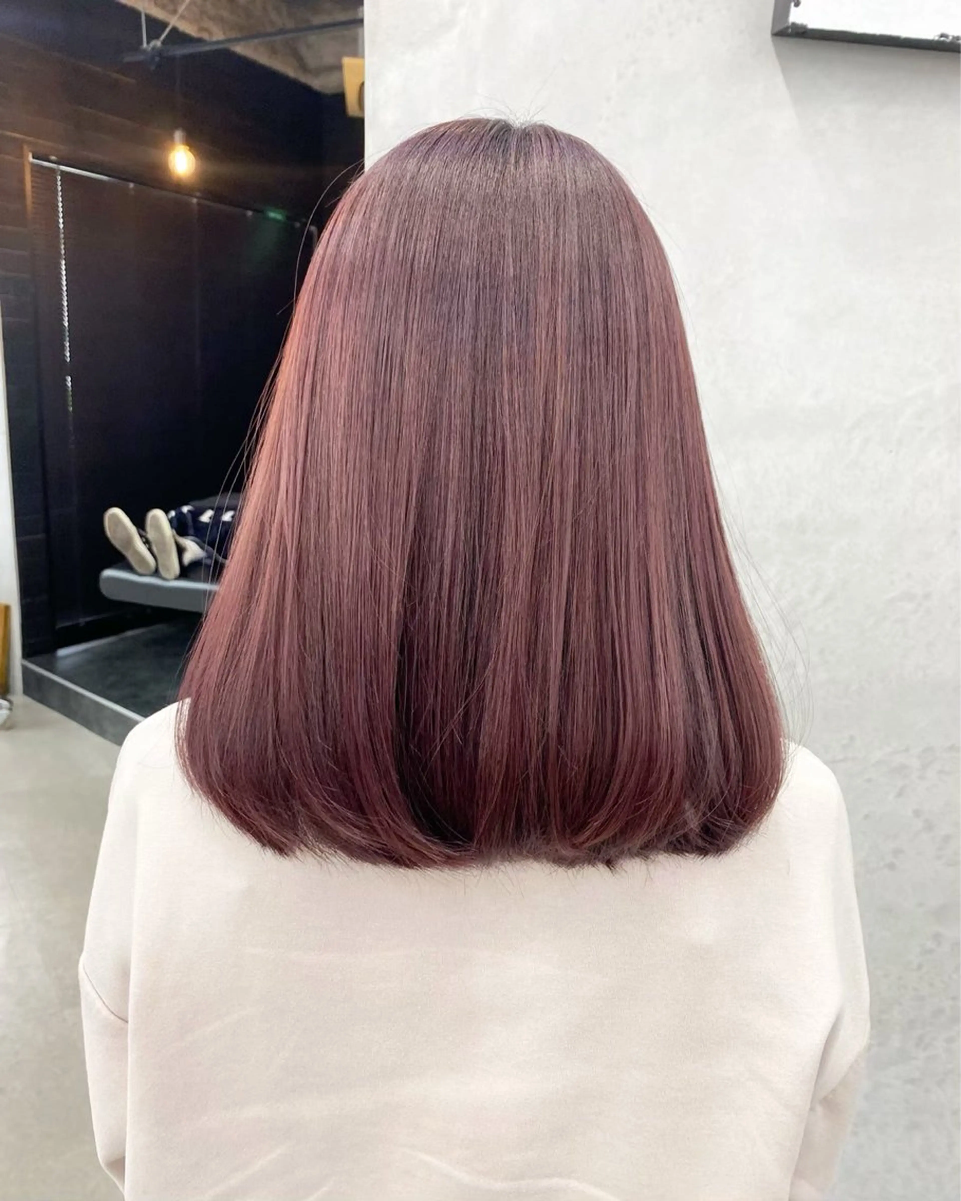 カラー ヘアカラー 🎀 のえか/ハイ トーン/ピンク🤍のヘアスタイル