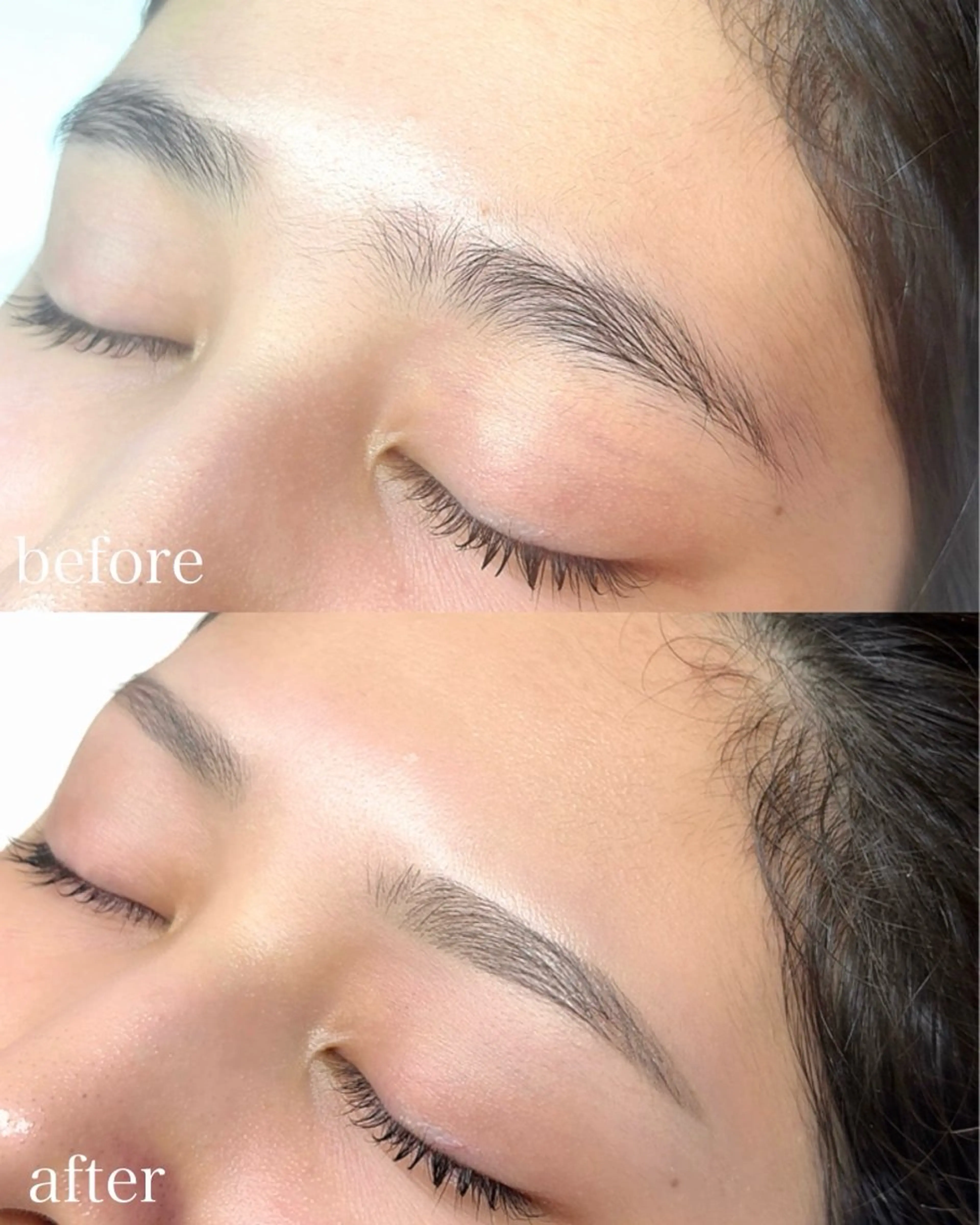 アイブロウ 眉毛ワックス脱毛 VERRY. NAKANOのマツエク・マツパデザイン