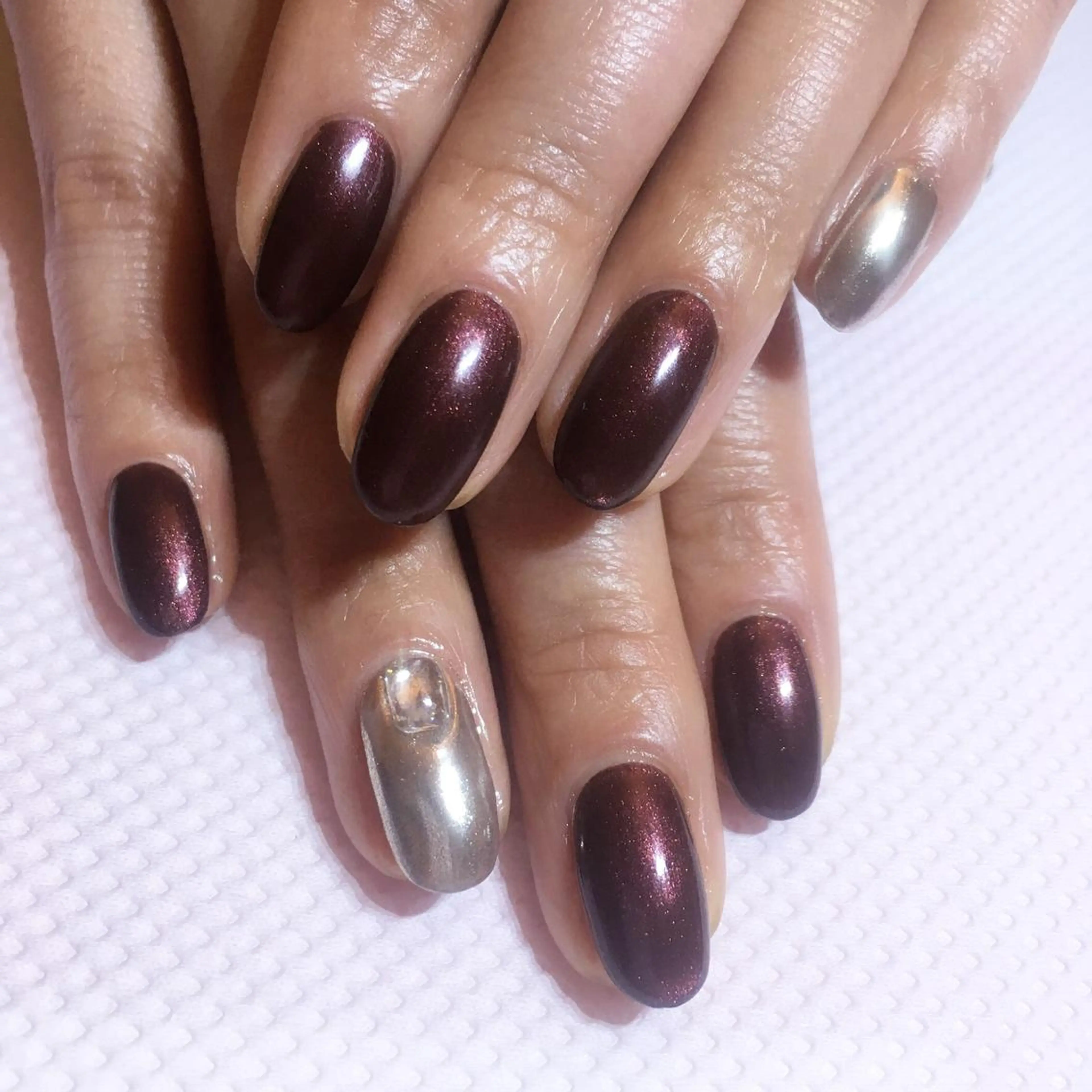 ネイル アートネイル ジェルネイル ワンカラーネイル 髙城 亜紀のネイルデザイン