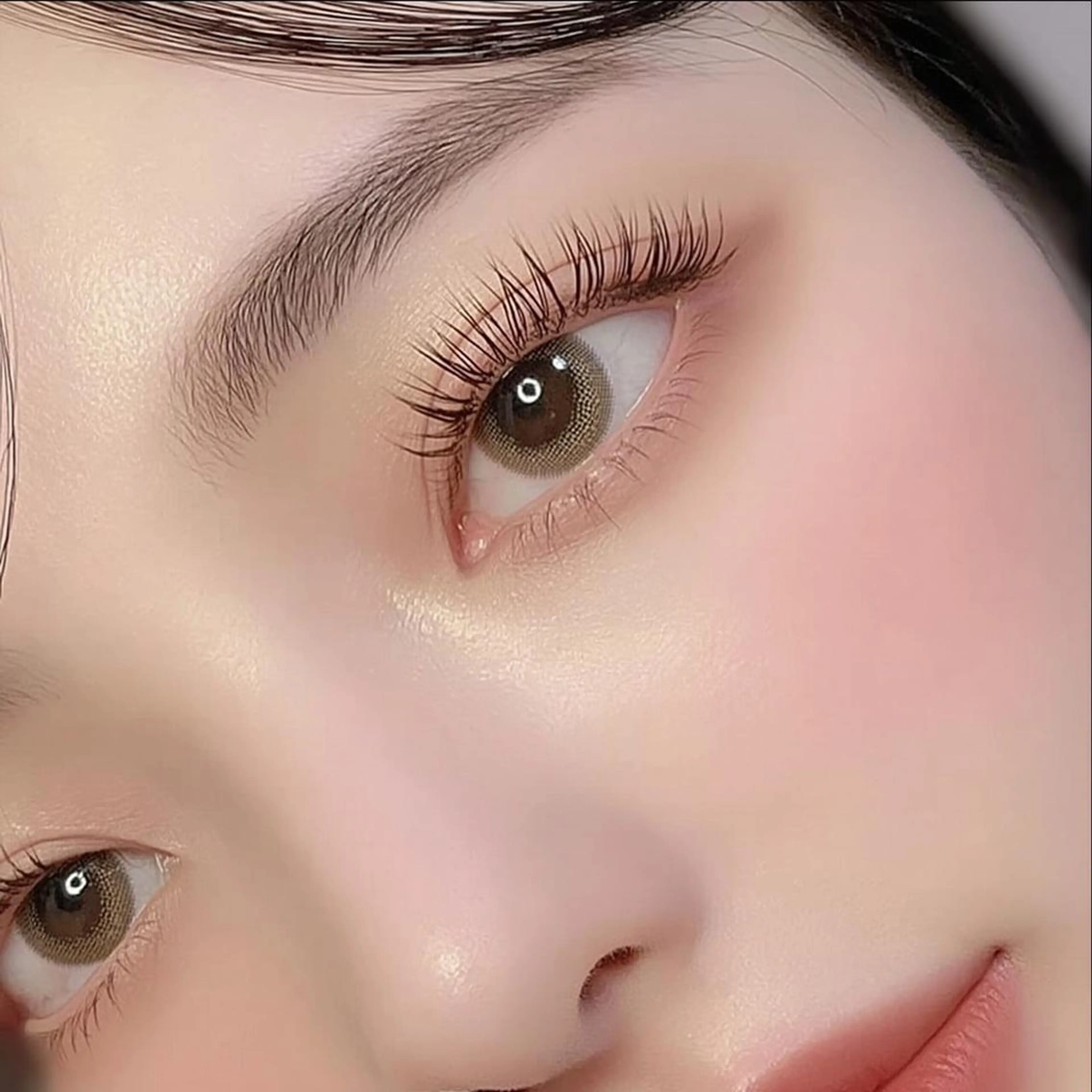 マツエク・マツパ 束感まつ毛 韓国風マツエク パリジェンヌラッシュリフト まつげパーマ マツパ まつ毛パーマ🎀 Nagomi🪄🤍のマツエク・マツパデザイン