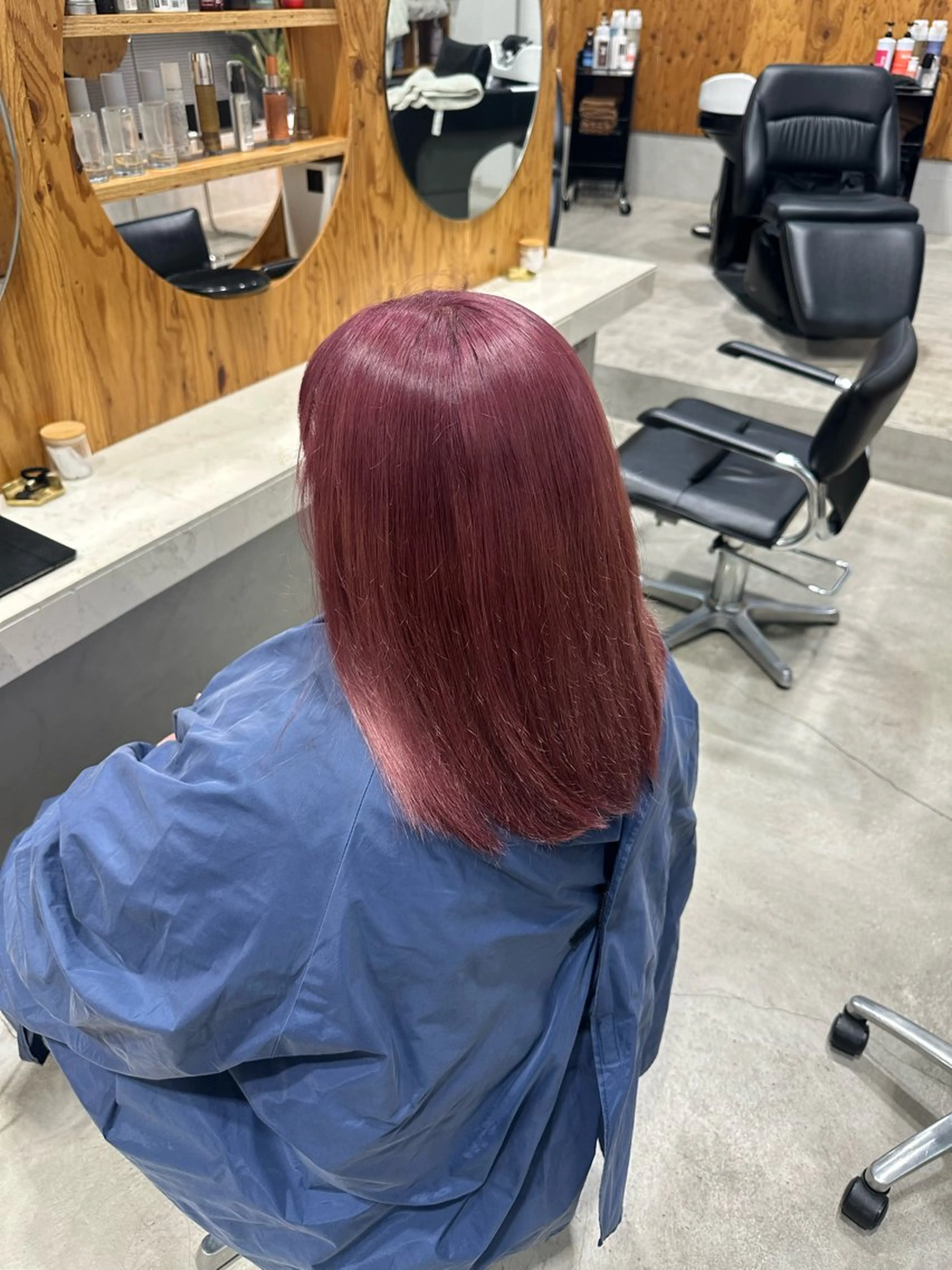 ミディアム ヘアカラー 【U】 manakaのヘアスタイル