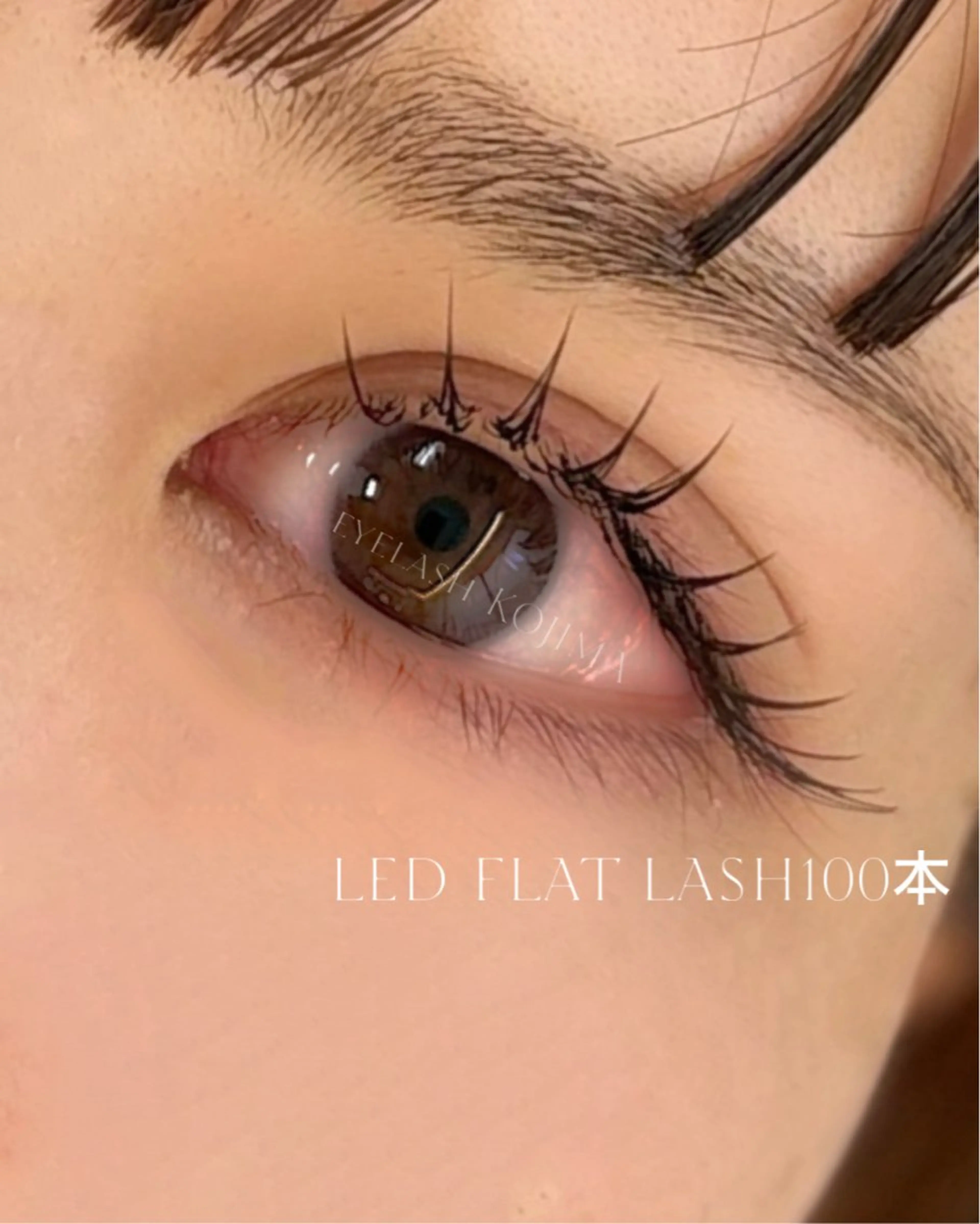 マツエク・マツパ フラットラッシュ Trinity eyelashのマツエク・マツパデザイン