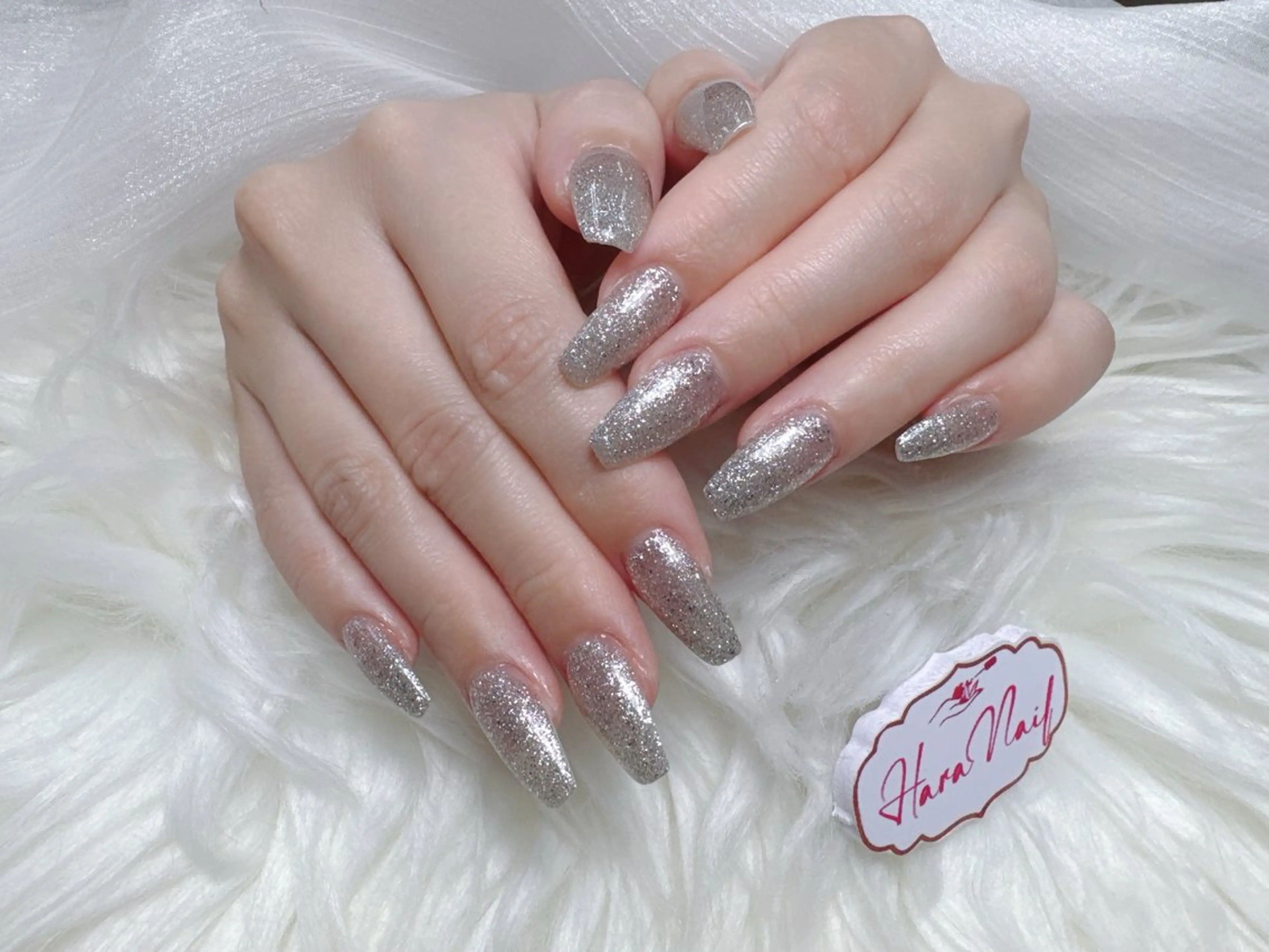 ネイル フレンチネイル グラデーション 韓国ネイル マグネットネイル ミラーネイル ハンドネイル ハンドケア Hara Nail 【持ち込みOK】のネイルデザイン