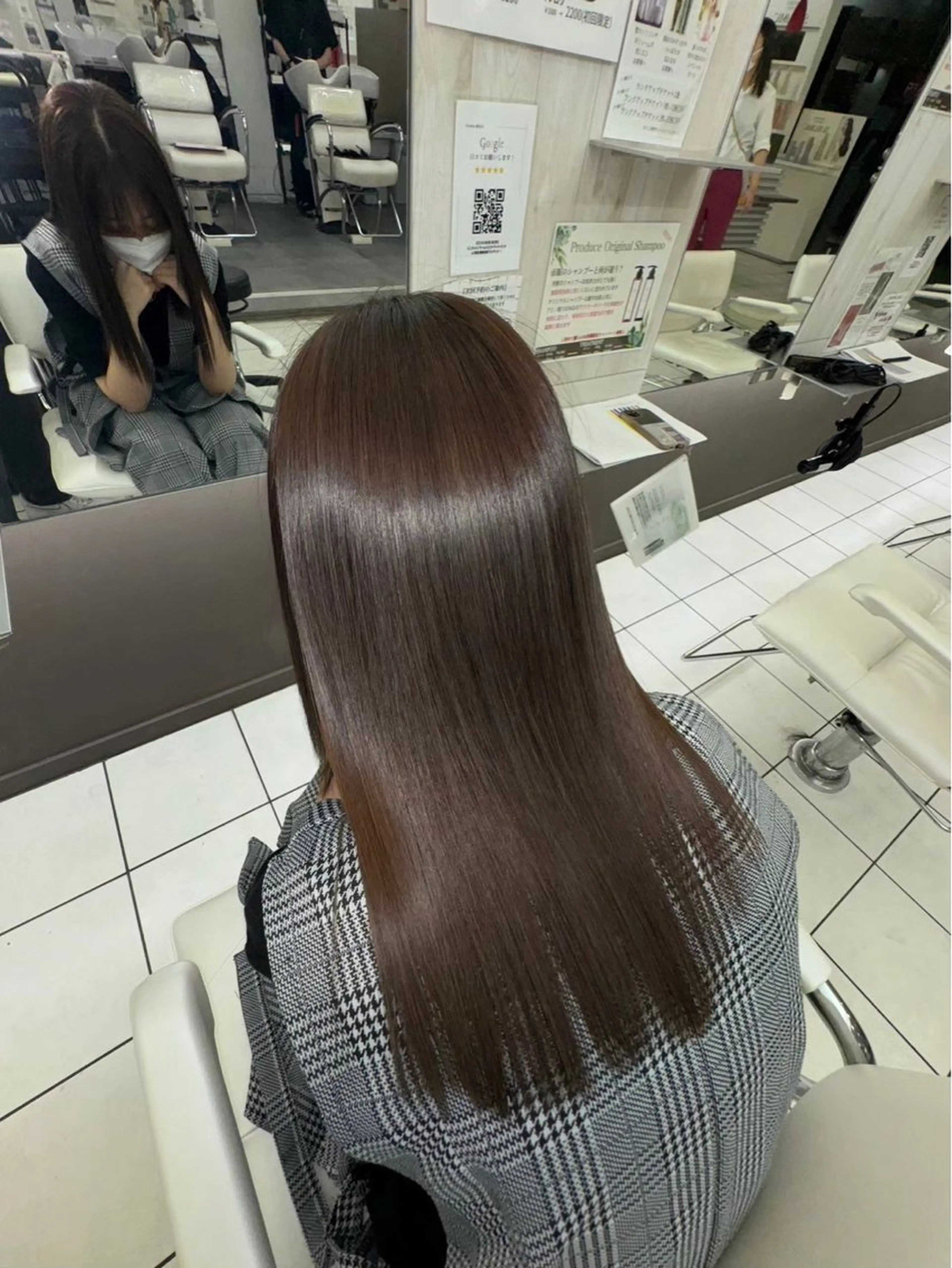 セミロング カラー ベージュカラー 透明感カラー トリートメント カット ヘアカラー トリートメント 艶髪⭐️白髪ぼかし ⭐️田玉裕樹のヘアスタイル