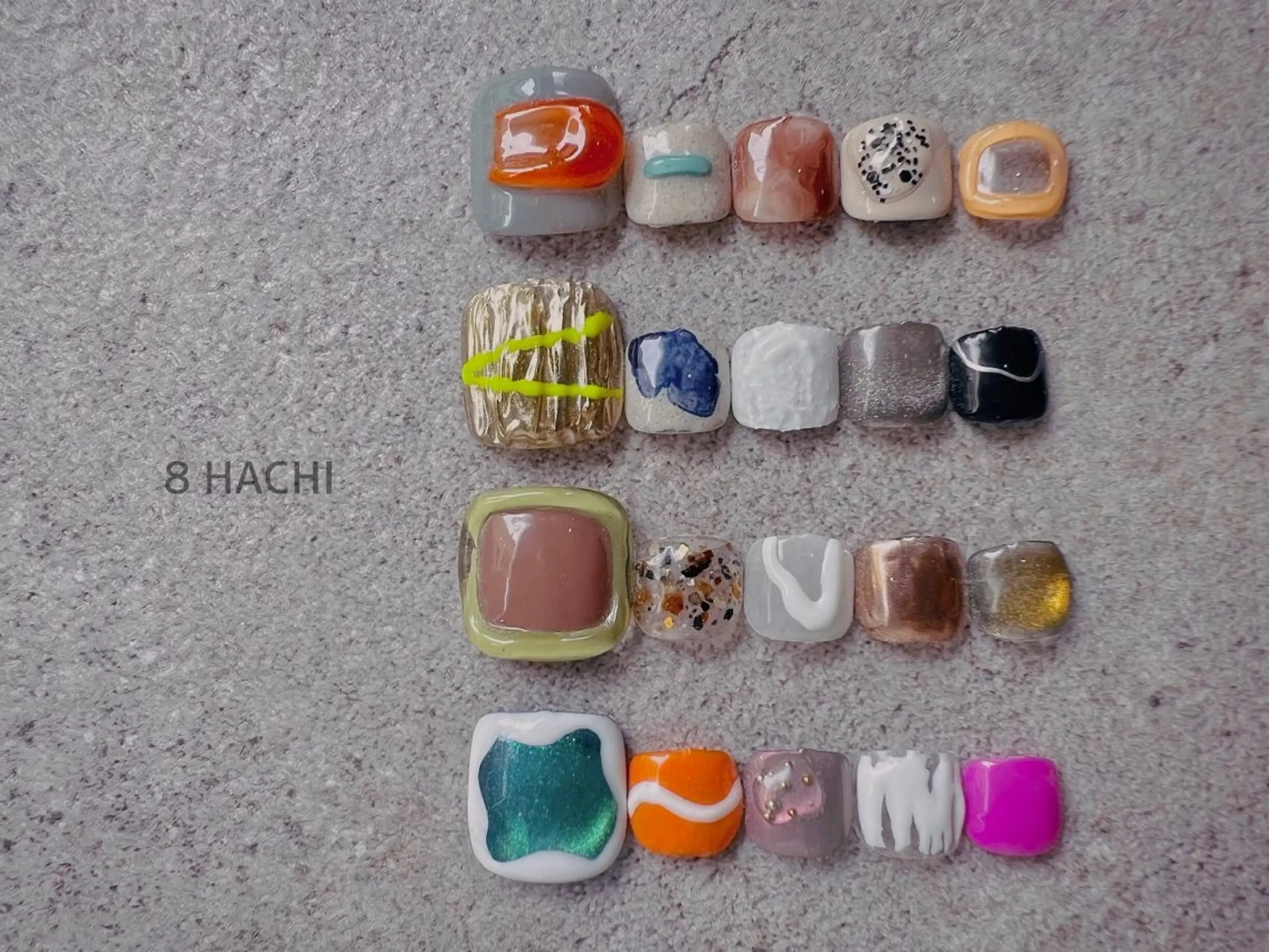 ネイル 亀戸8 HACHI スタッフのネイルデザイン