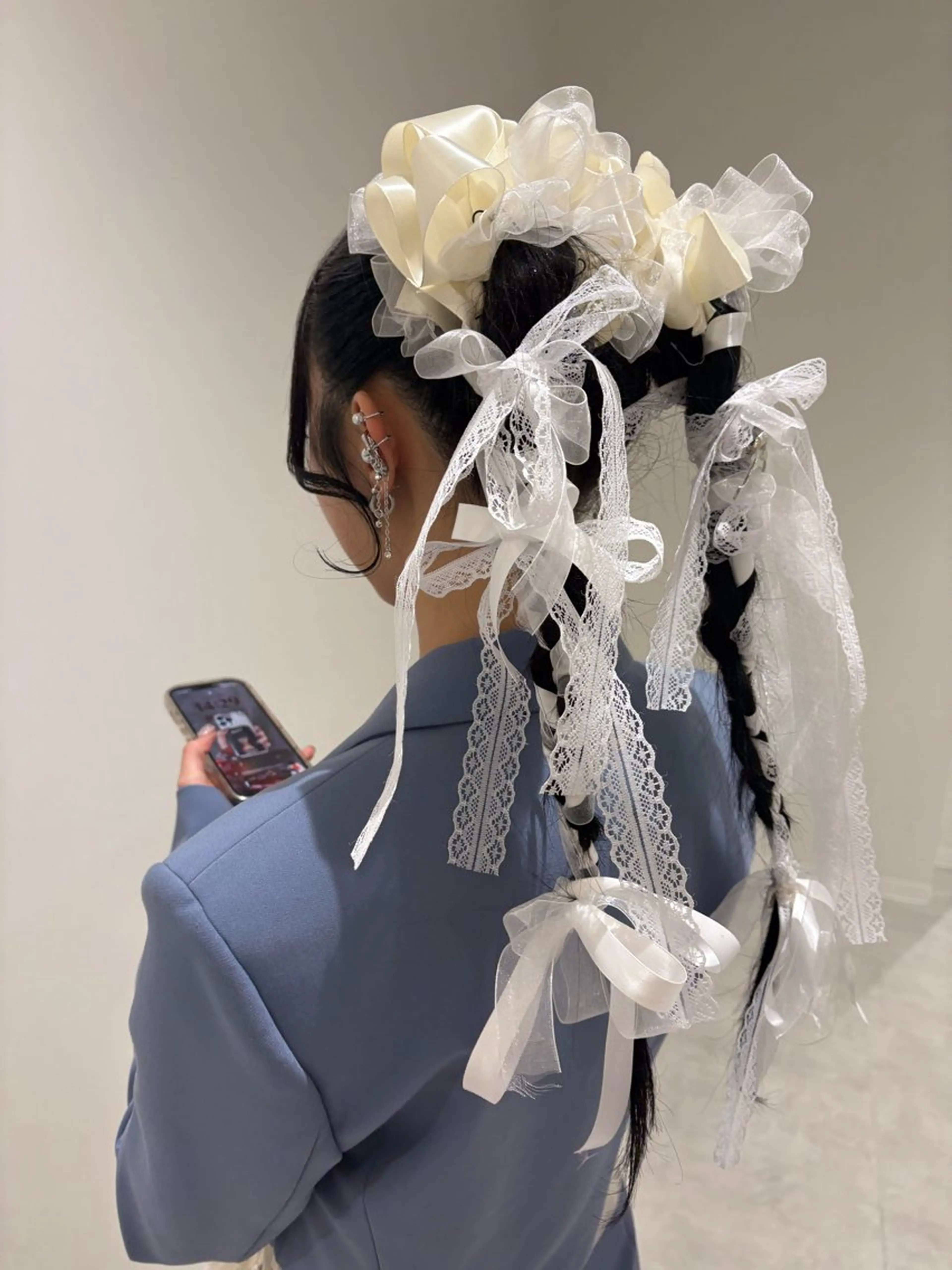 ヘアアレンジ 💗暖色/ブリーチ/ レイヤー/横浜/メイのヘアスタイル